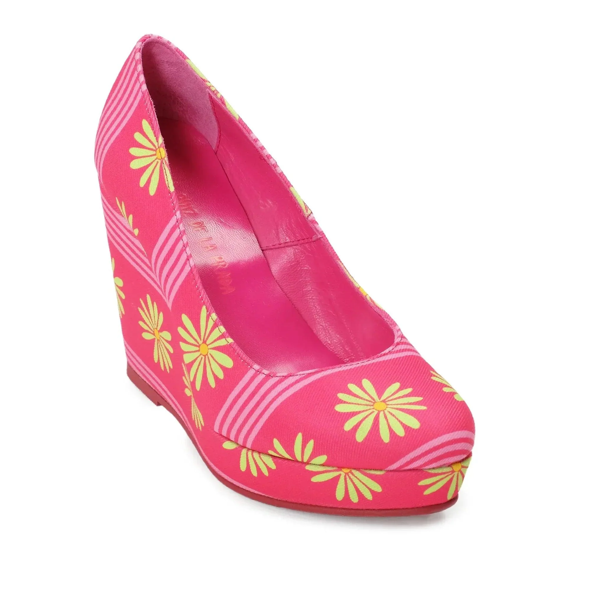 CUÑA FUCSIA MARGARITAS - Image 3
