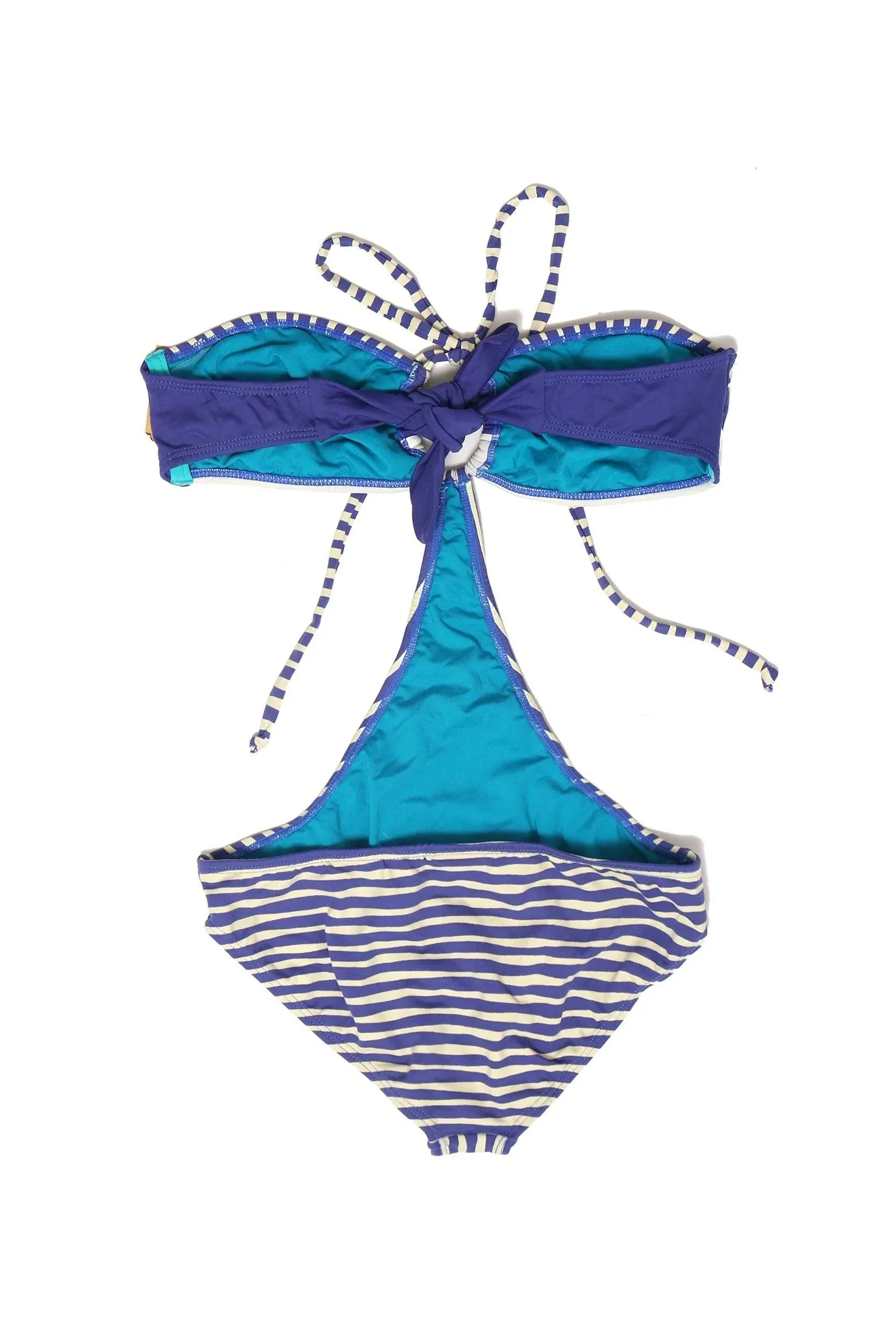 TRIKINI MUJER AZUL RAYITAS - Image 2