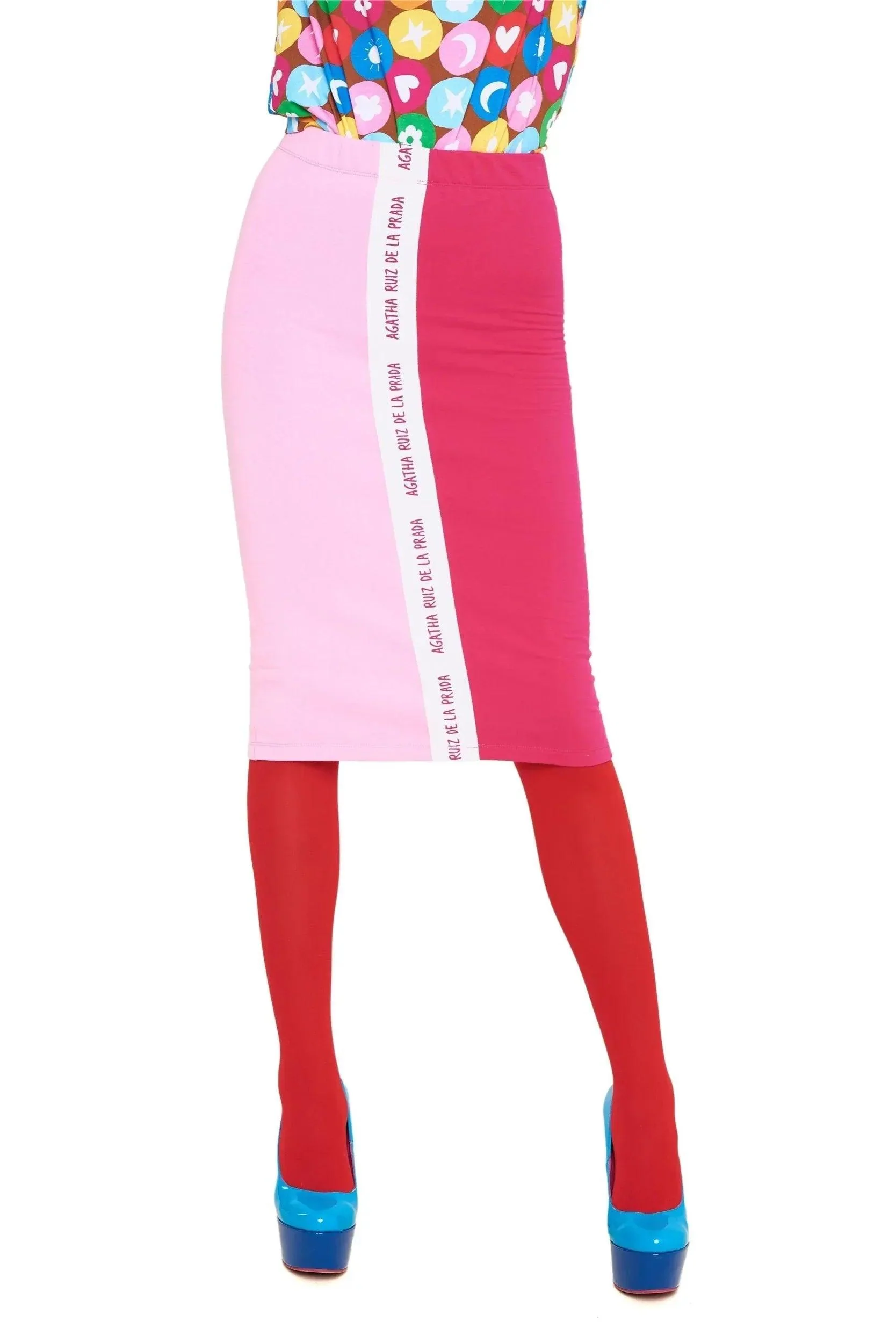 FALDA BICOLOR ROSA/FUCSIA - Image 2