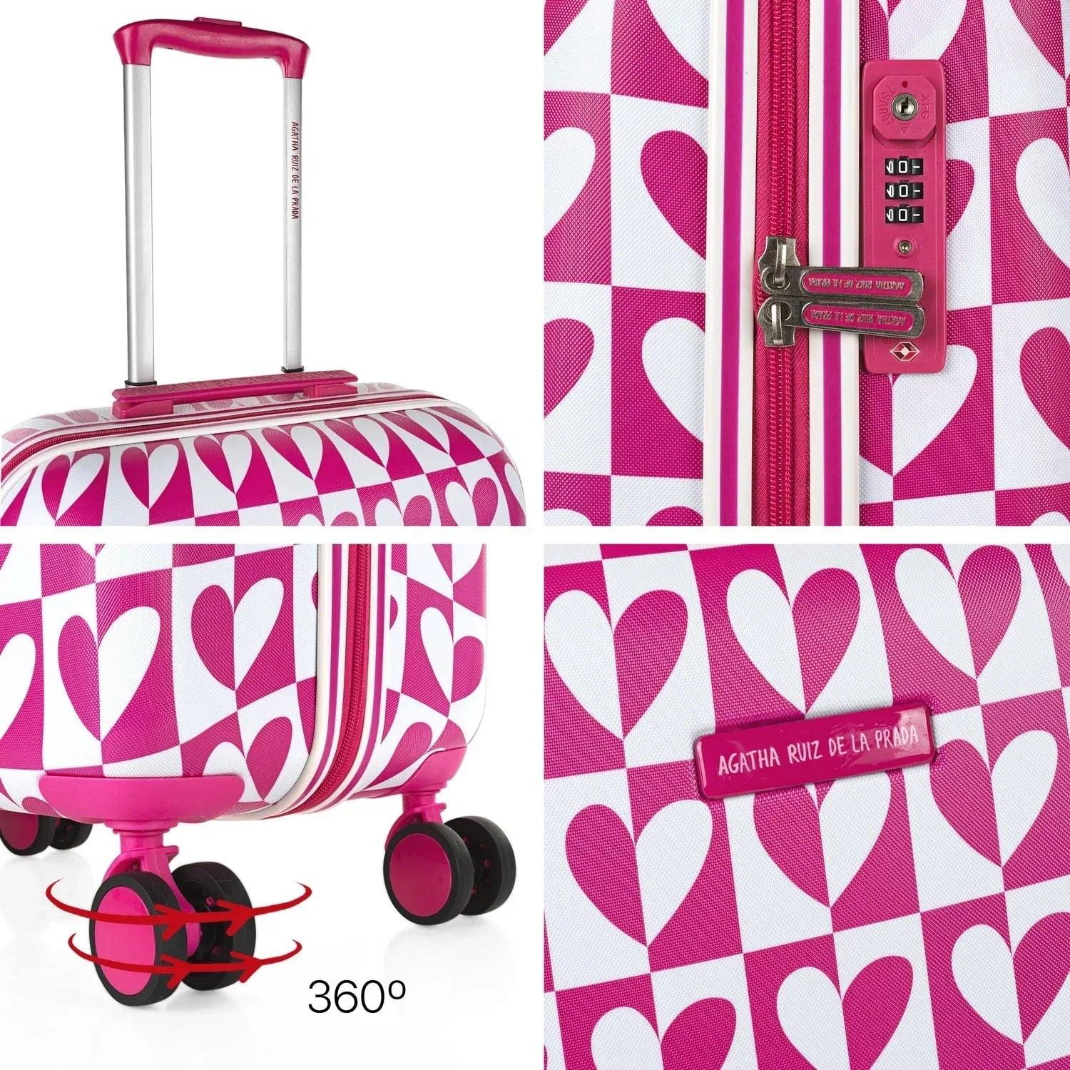 MALETA CABINA CORAZONES 38L - Image 4