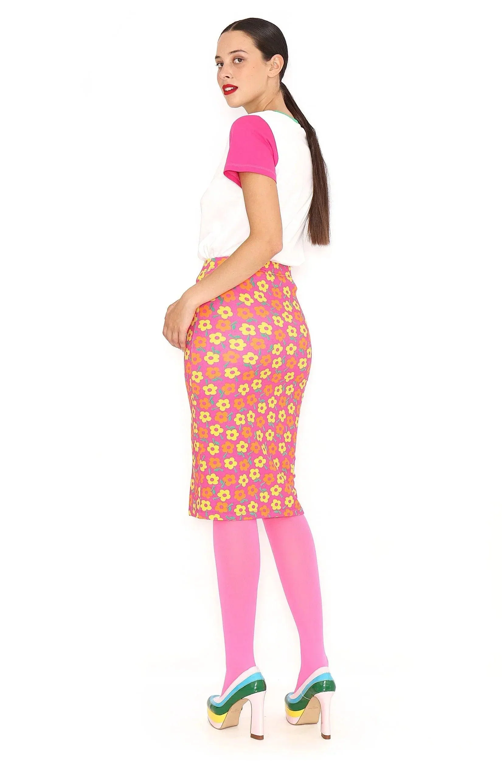 FALDA LAPIZ FLORES - Image 4