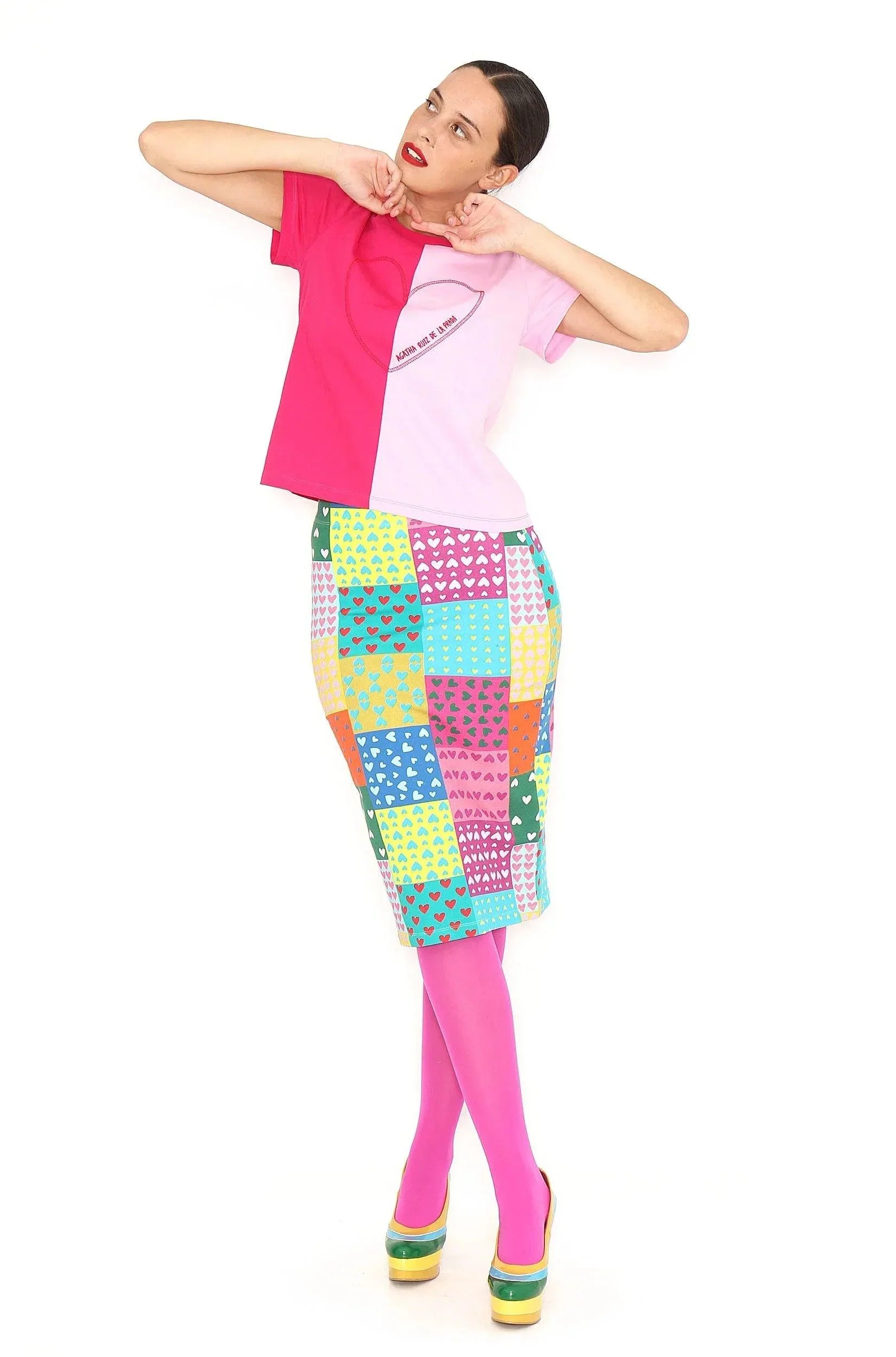 FALDA LAPIZ PATCHWORK - Image 4