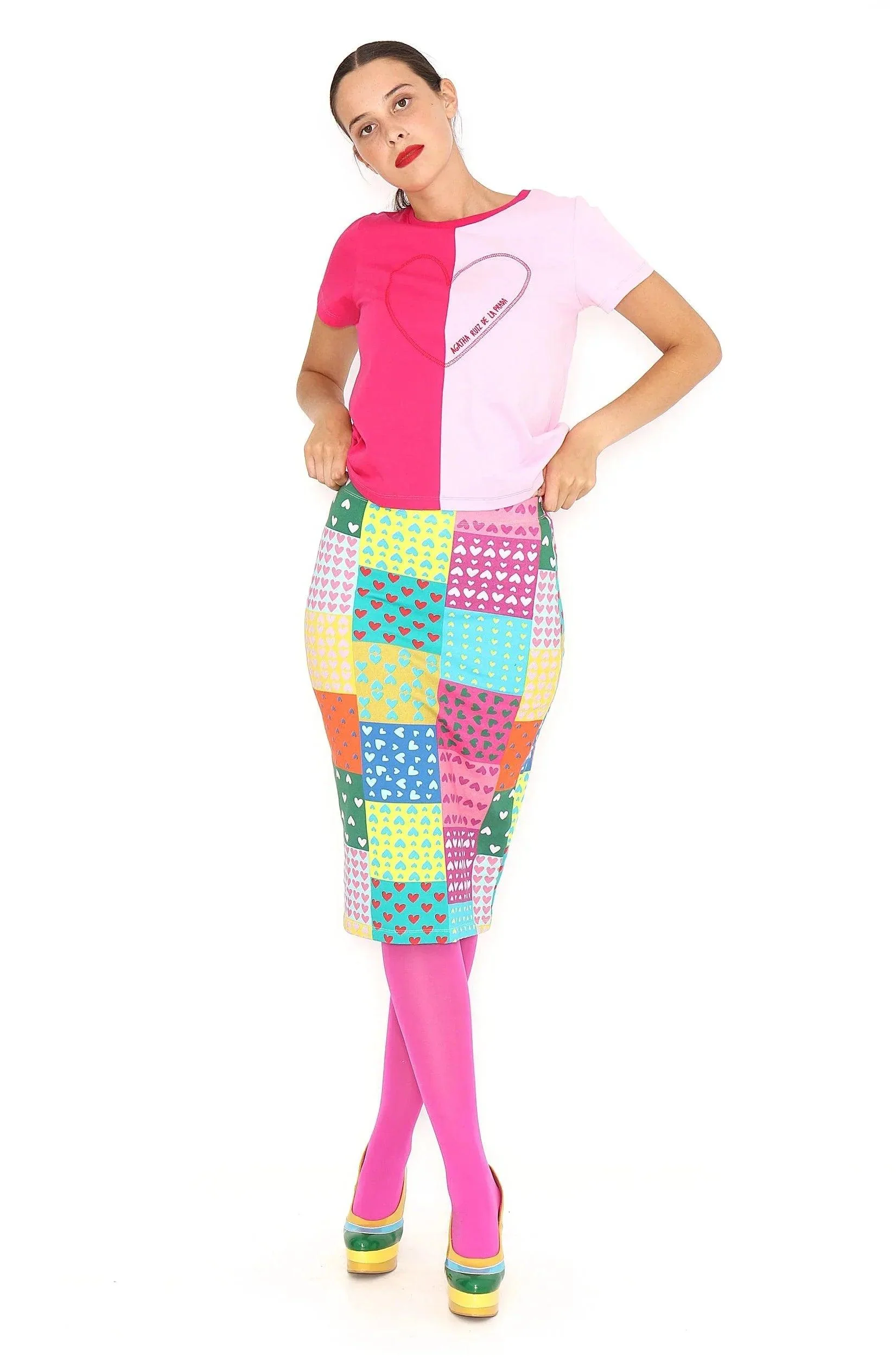 FALDA LAPIZ PATCHWORK - Image 5