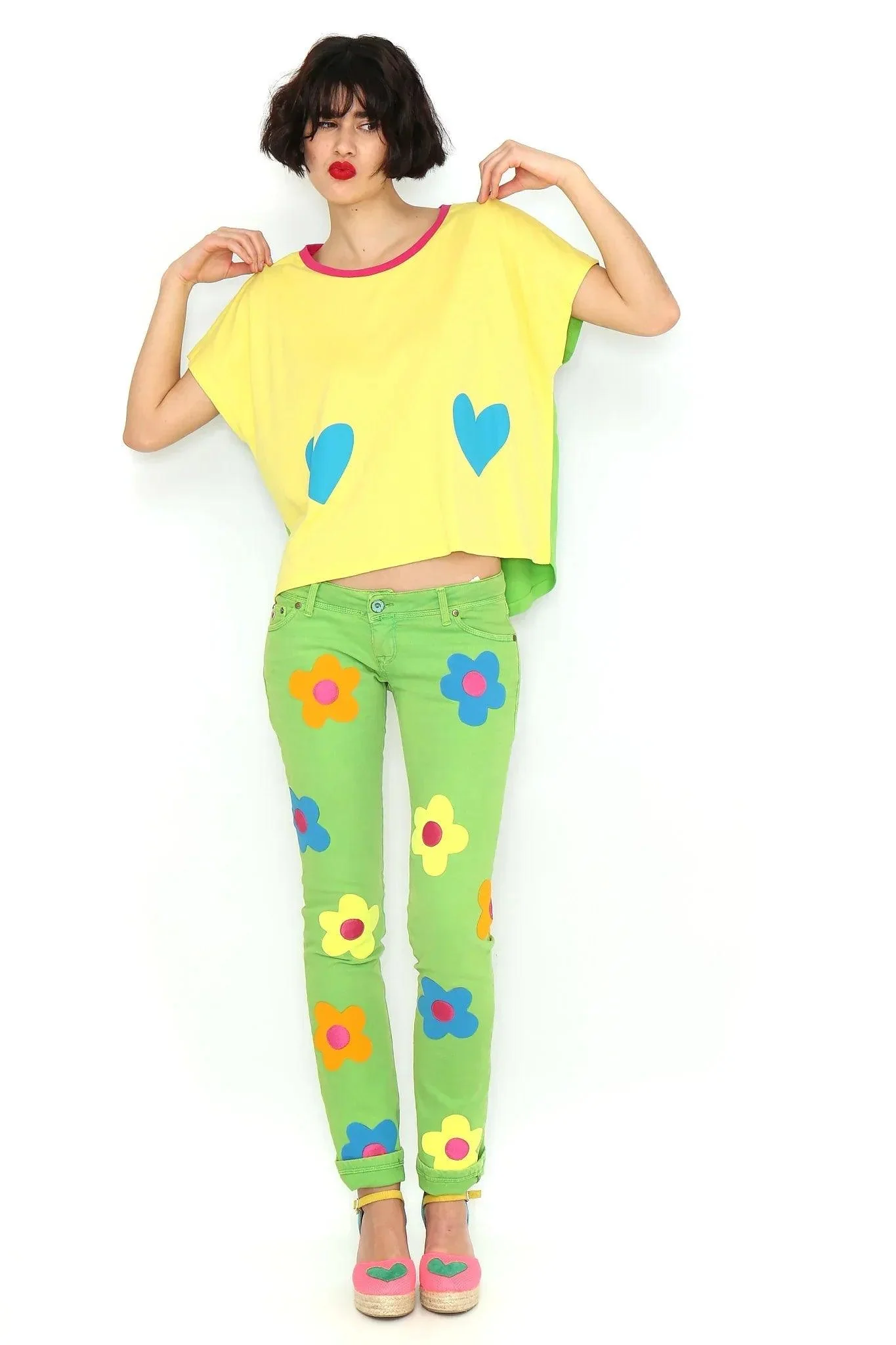 CAMISETA AMARILLA CORAZONES - Image 5