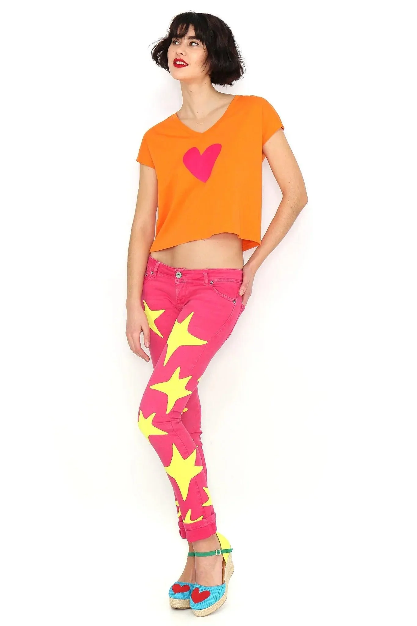 CAMISETA CORAZON FUCSIA - Image 6