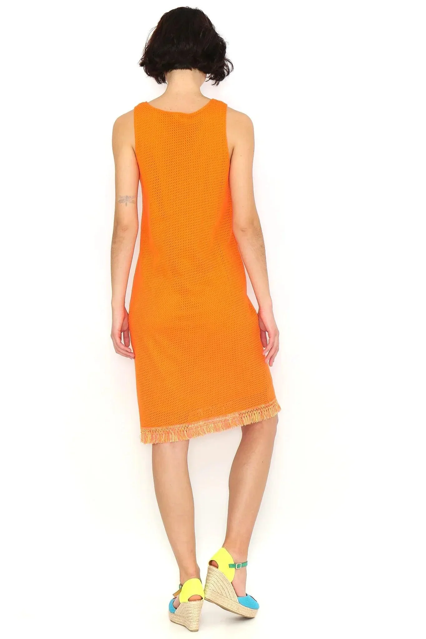 VESTIDO NARANJA FLECOS - Image 5