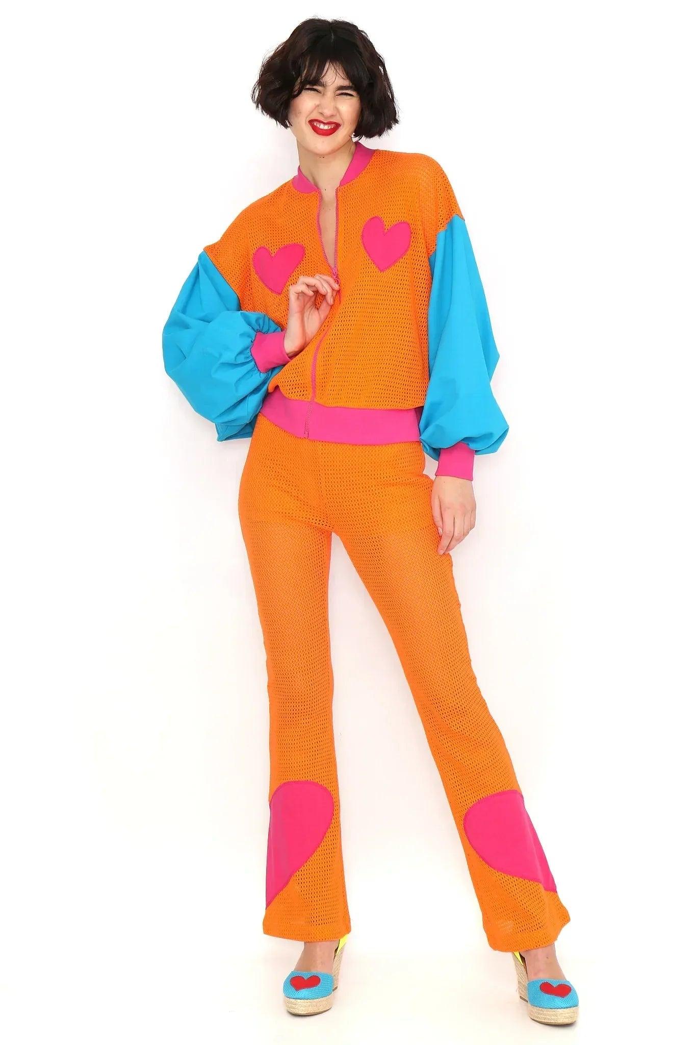 PANTALON NARANJA CALADO - Image 6
