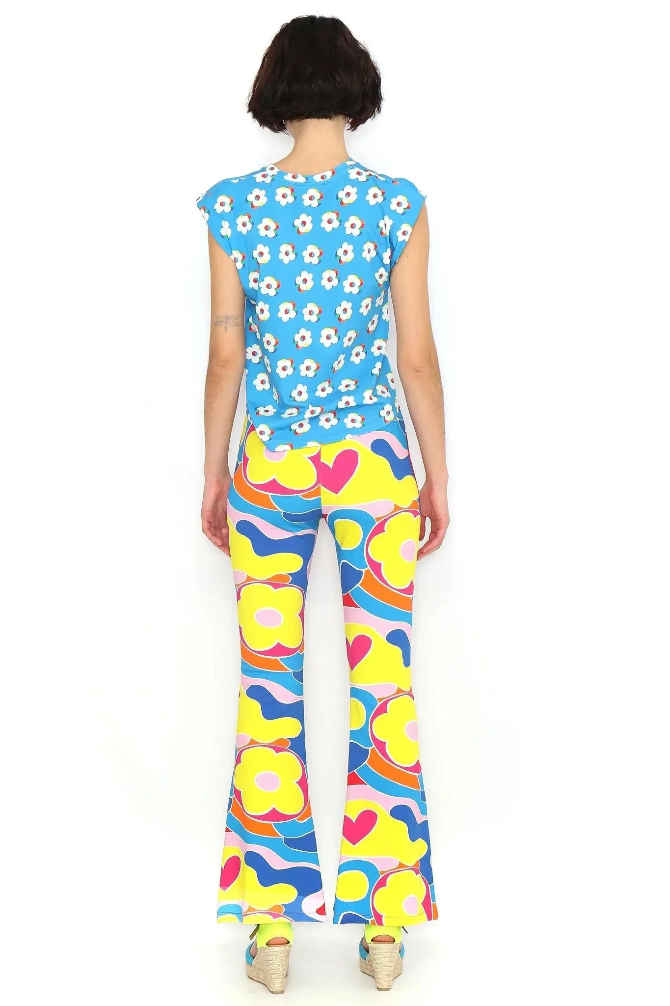 CAMISETA FLORES HOMBRERAS - Image 3