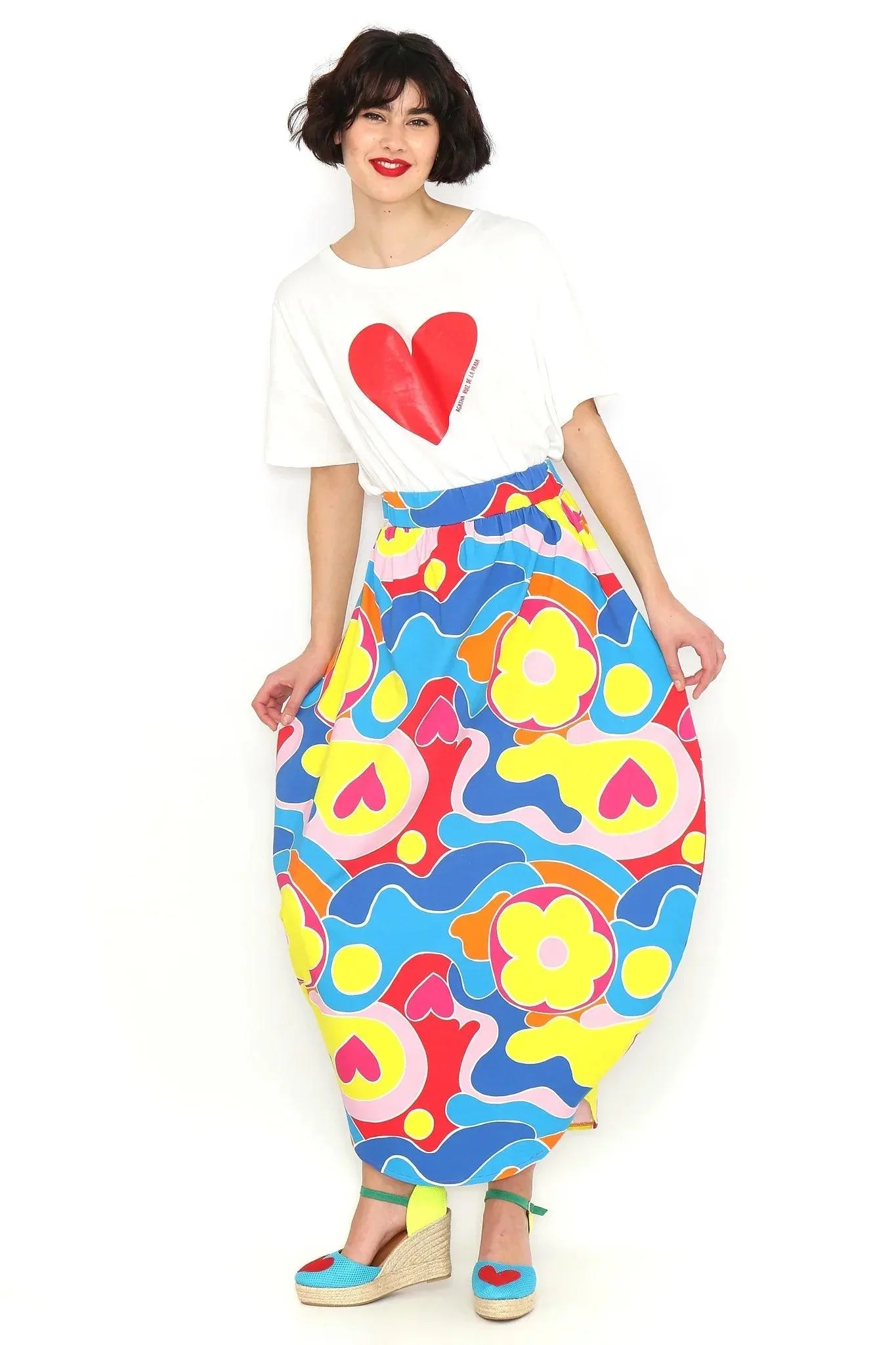 FALDA LARGA CIRCULO MULTICOLOR - Image 3
