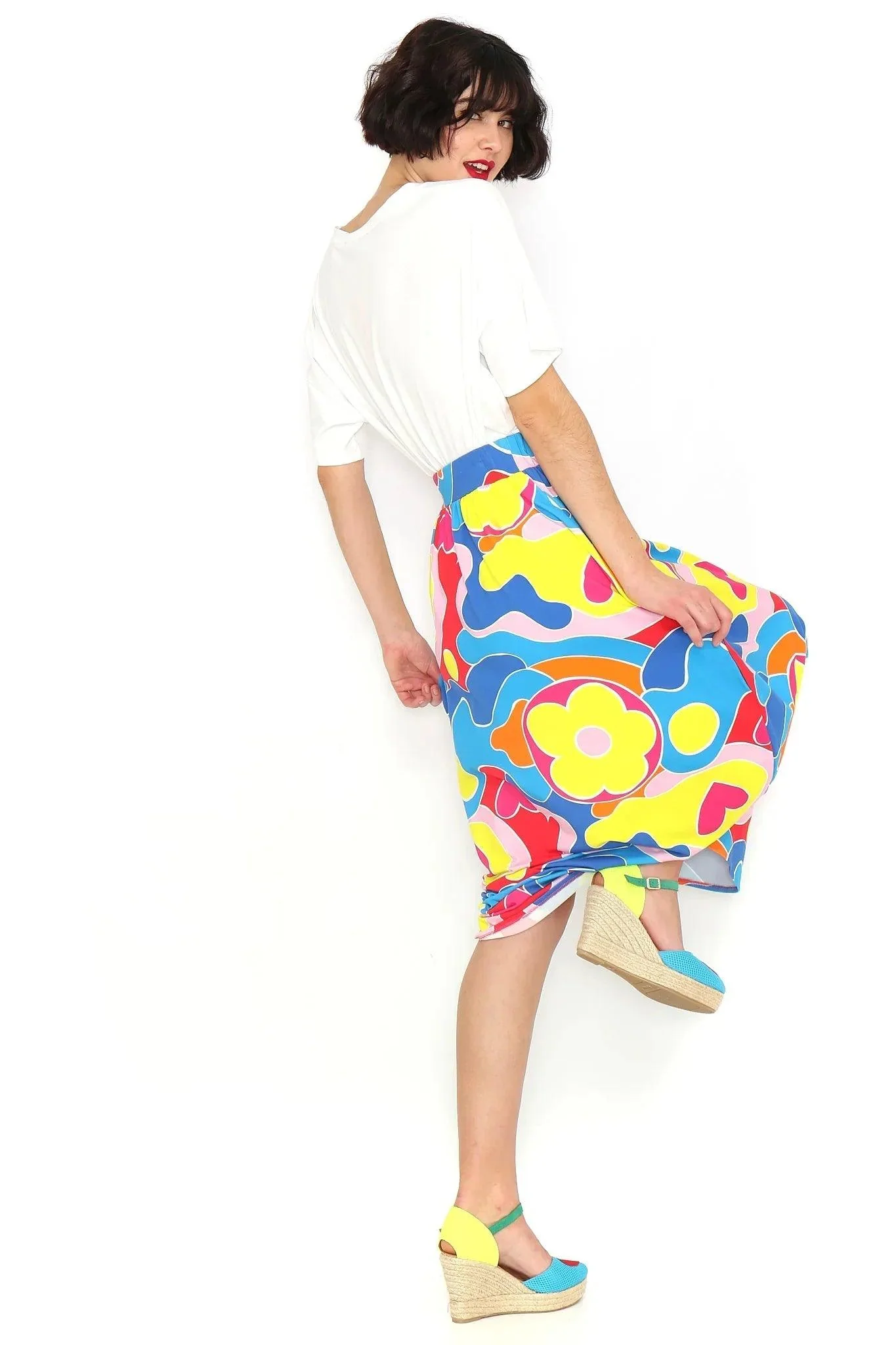 FALDA LARGA CIRCULO MULTICOLOR - Image 5