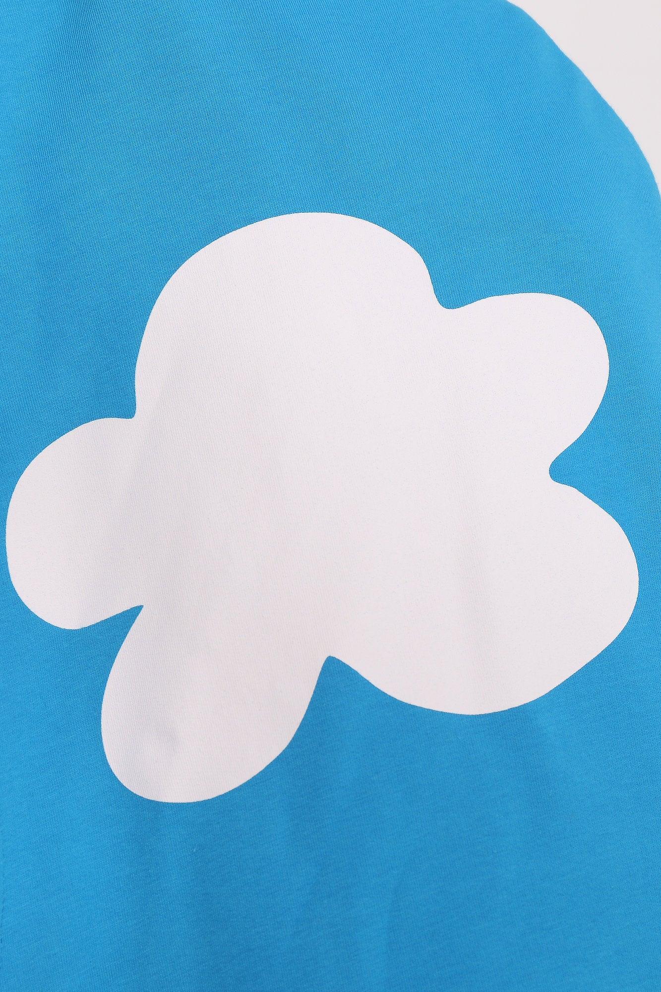 SUDADERA OVERSIZE AZUL NUBE - Image 7