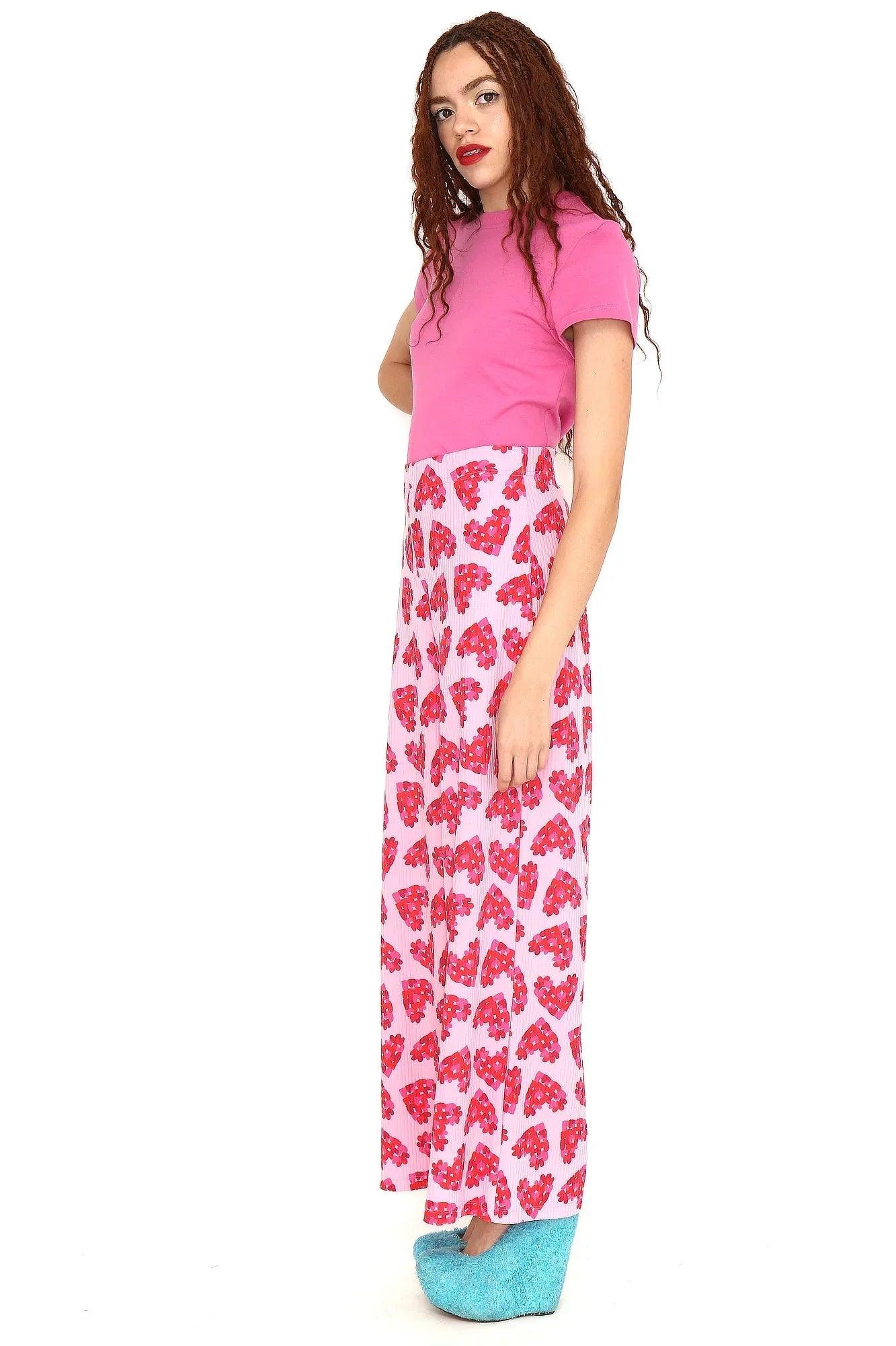 PANTALON CANALE CORAZON PETALOS - Image 3