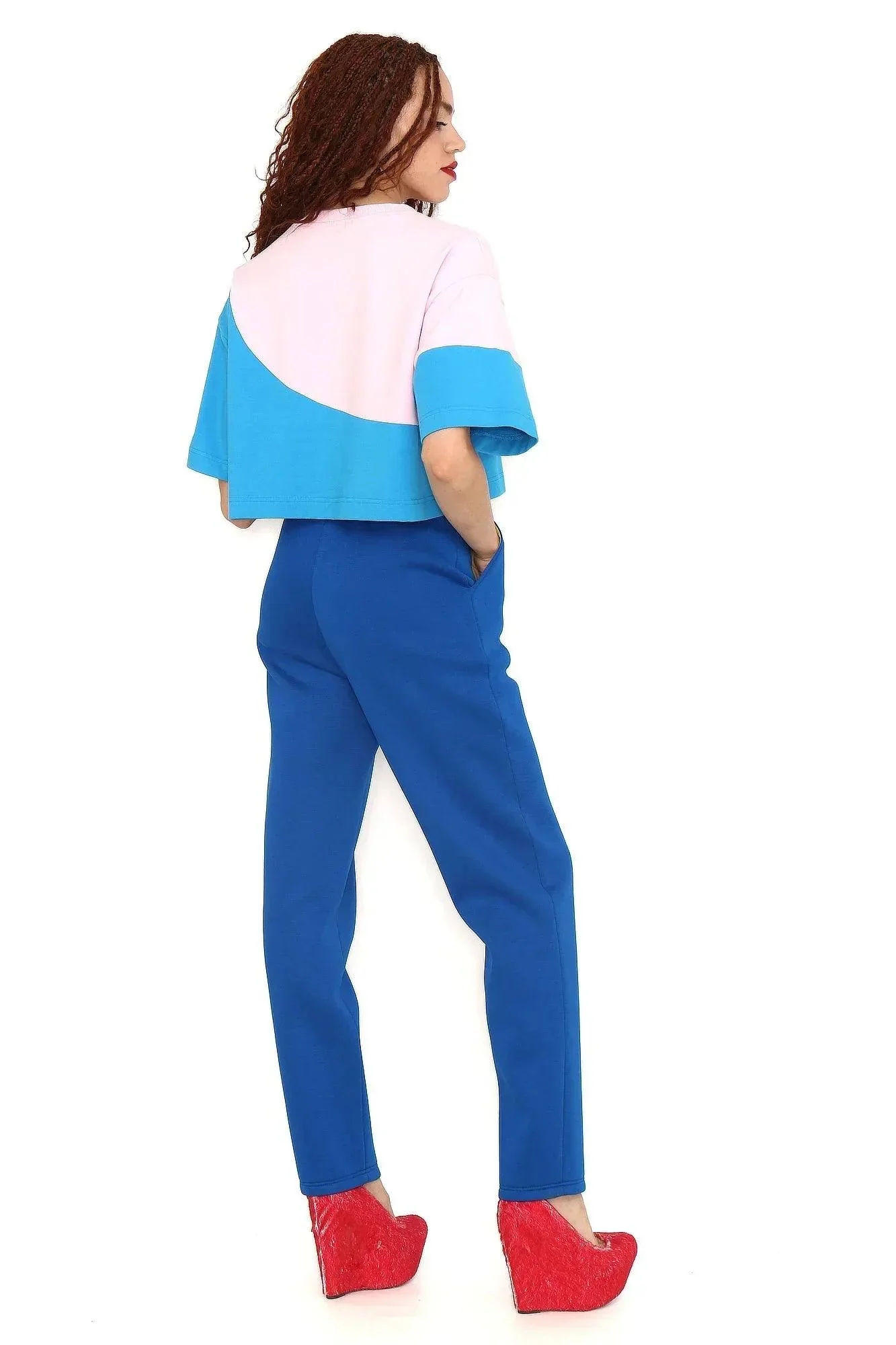 CAMISETA ROSA ONDA AZUL - Image 3