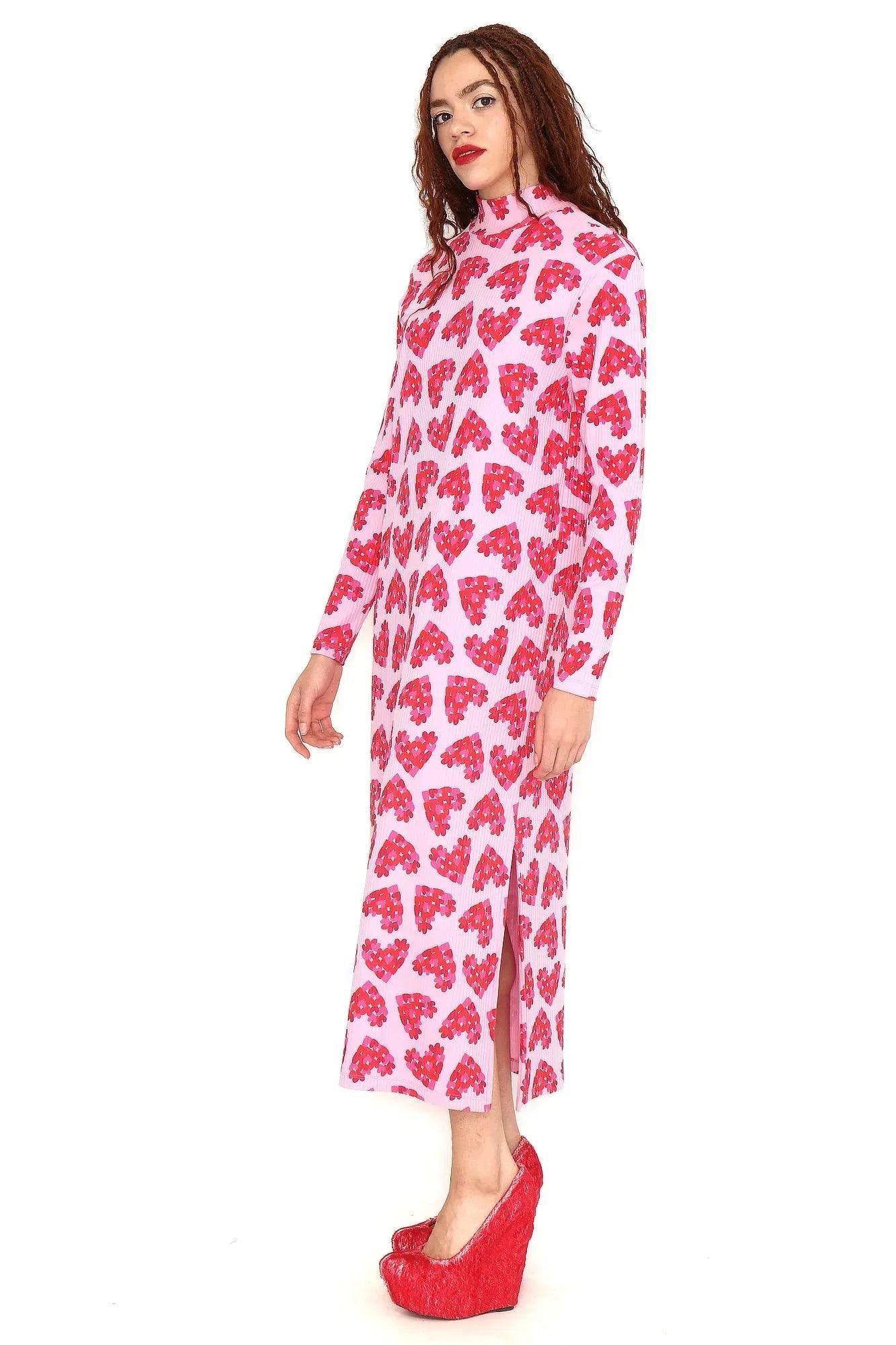 VESTIDO CANALE CORAZON PETALOS - Image 2