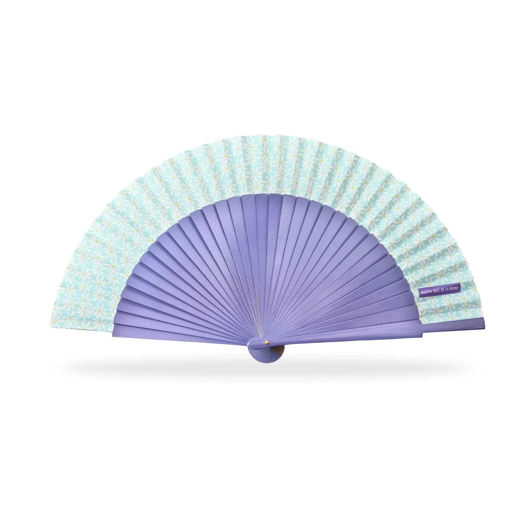 ABANICO VIOLETA MARGARITAS