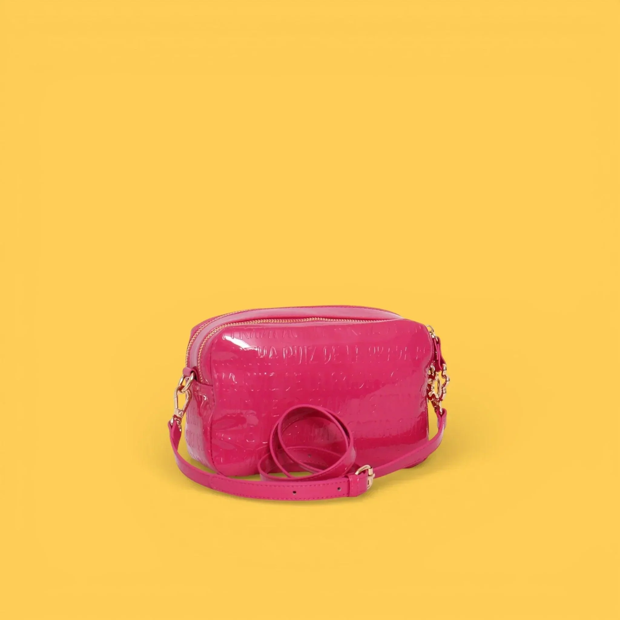 BANDOLERA CHAROL LOGO FUCSIA - Image 3
