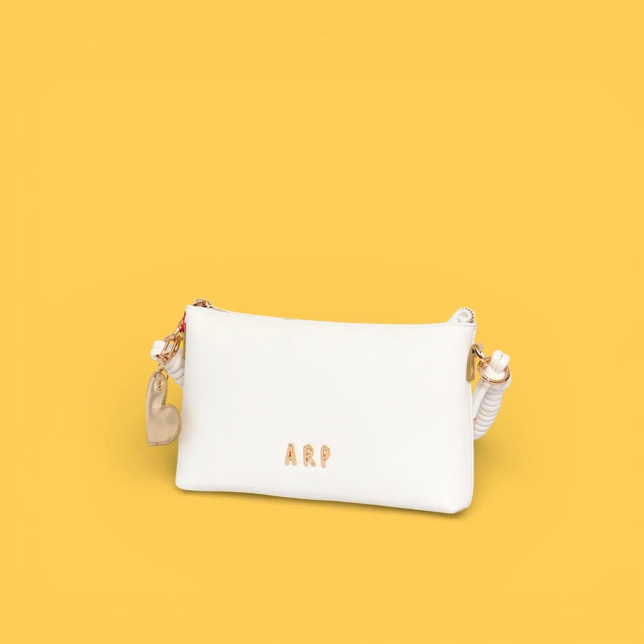 BANDOLERA PLANA CORDON LOVE BLANCO - Image 2