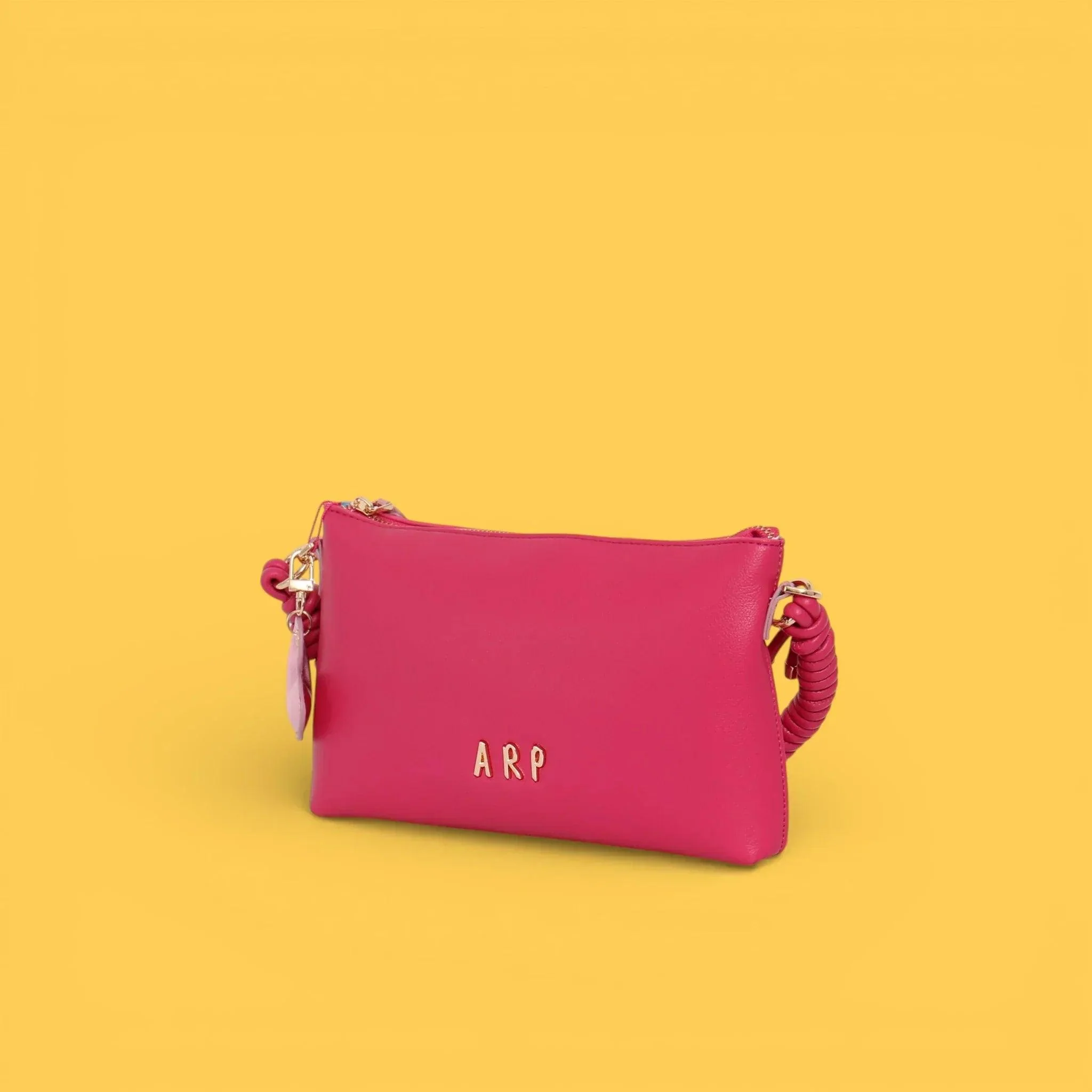 BANDOLERA PLANA CORDON LOVE ROSA - Image 2