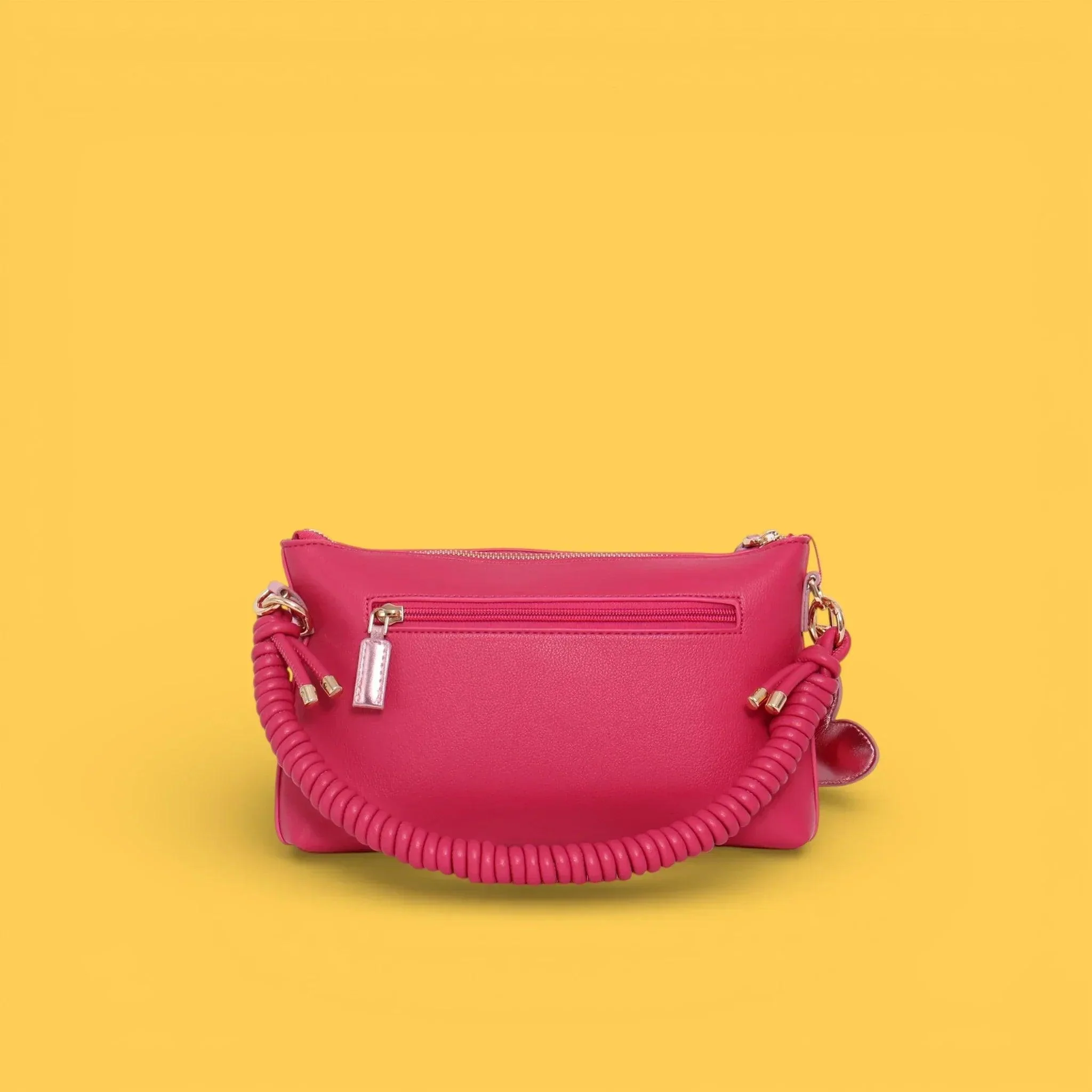 BANDOLERA PLANA CORDON LOVE ROSA - Image 3
