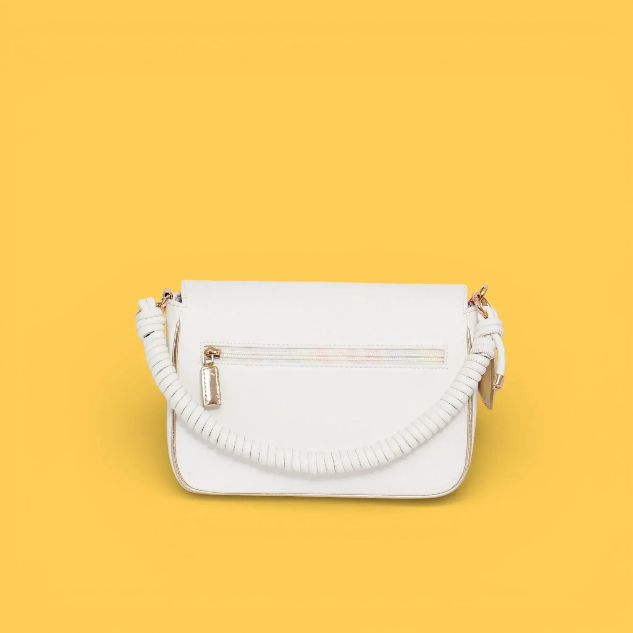 BANDOLERA TAPA CORDON LOVE BLANCO - Image 3