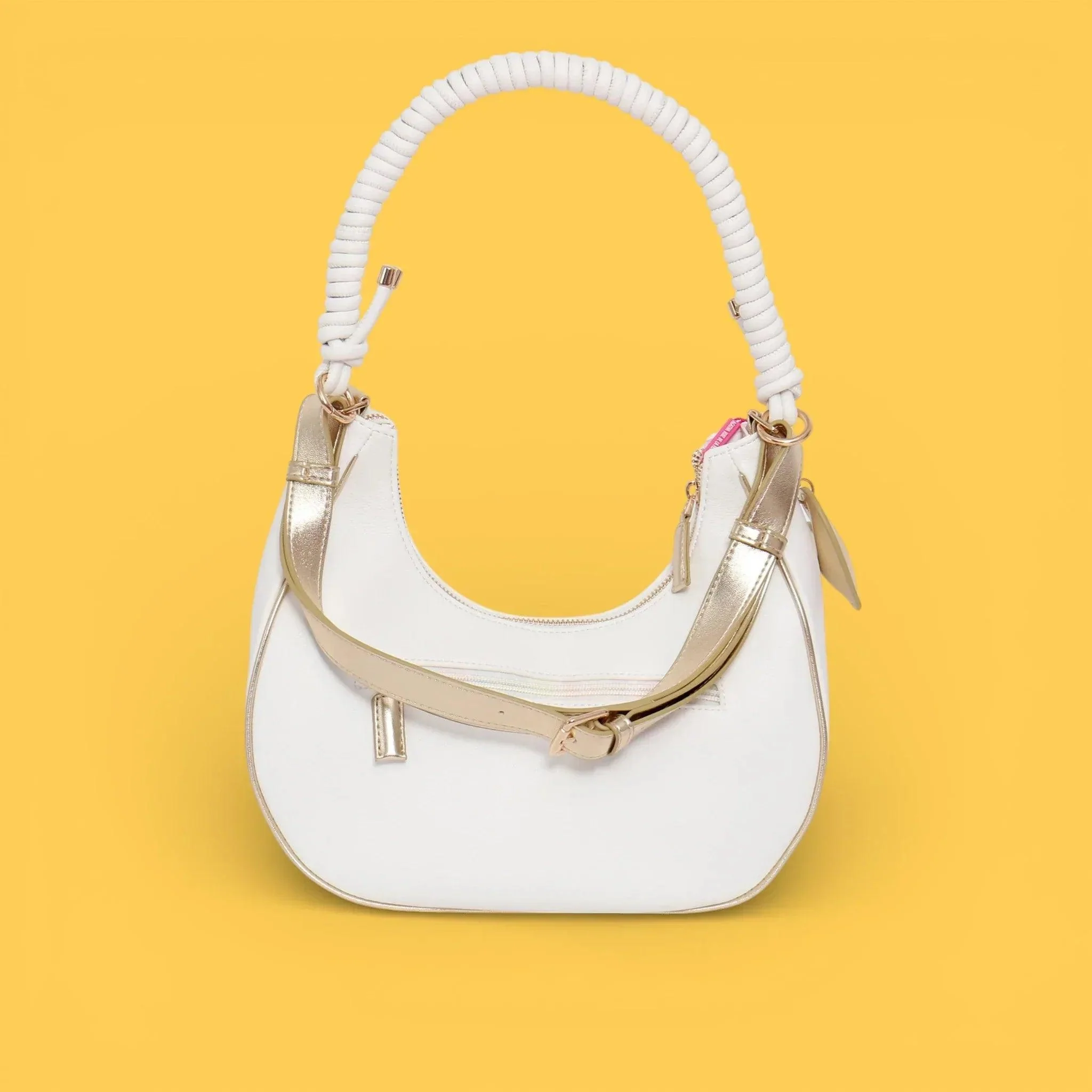 BOLSO GONDOLA CORDON LOVE BLANCO - Image 3