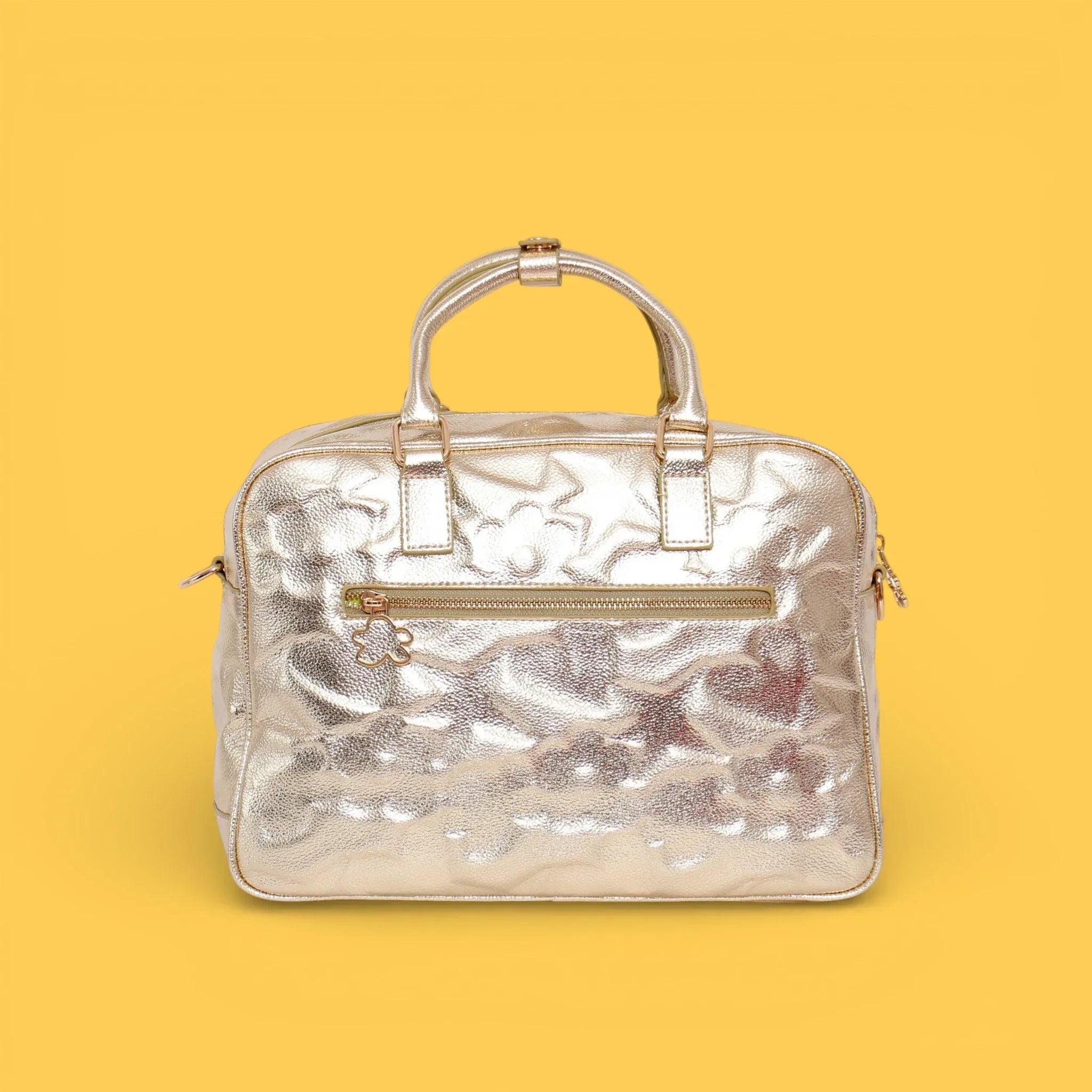 BOLSO GRABADO ICONOS PLATINO - Image 3