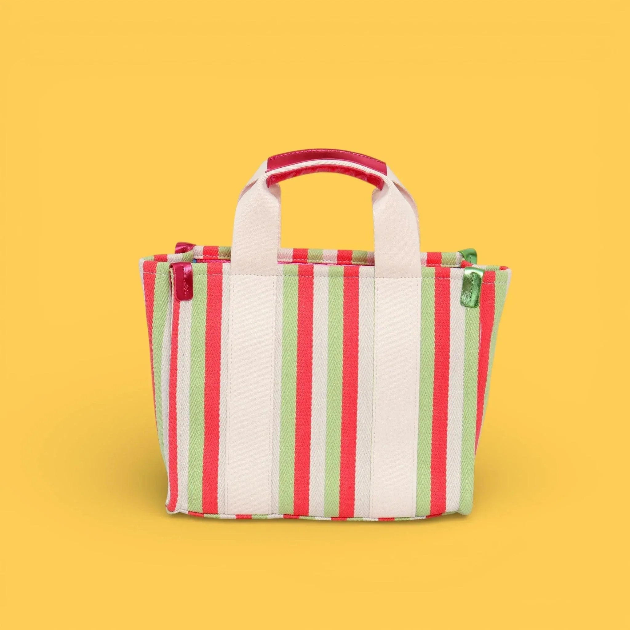 BOLSO LONA LINEAS ROSA - Image 3