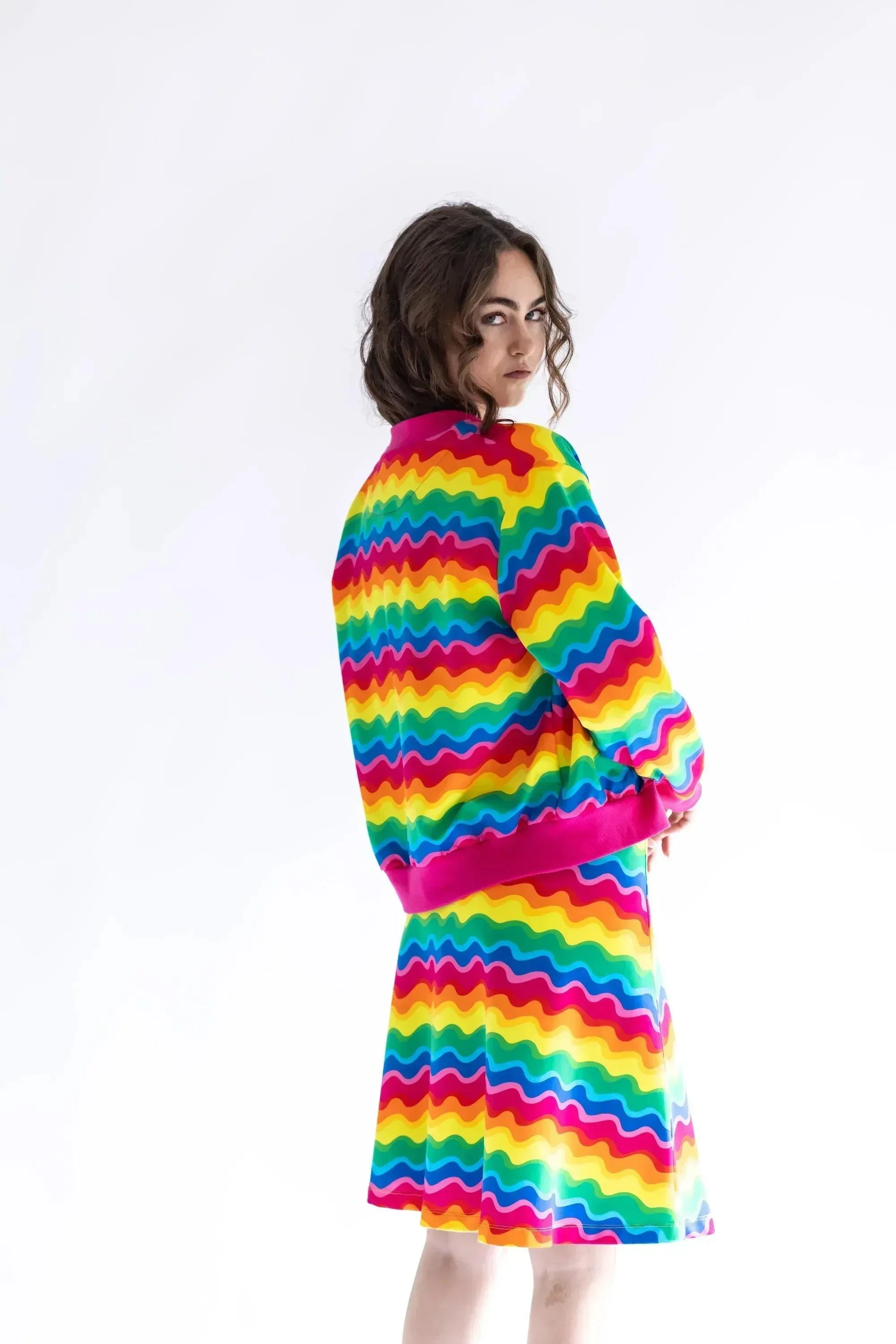 BOMBER CREMALLERA ONDAS MULTICOLOR - Image 3