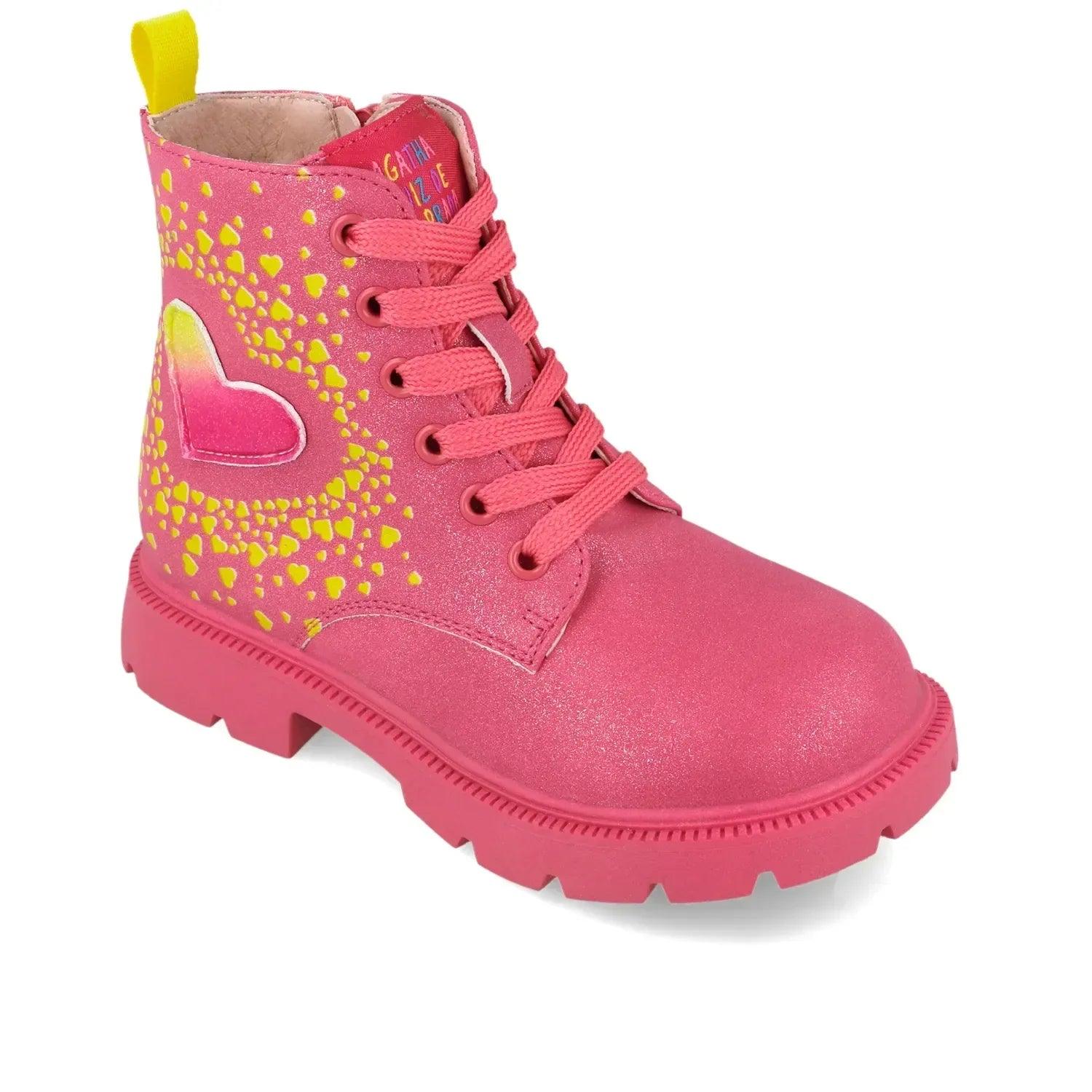 BOTA CORAZONES FUCSIA - Image 3