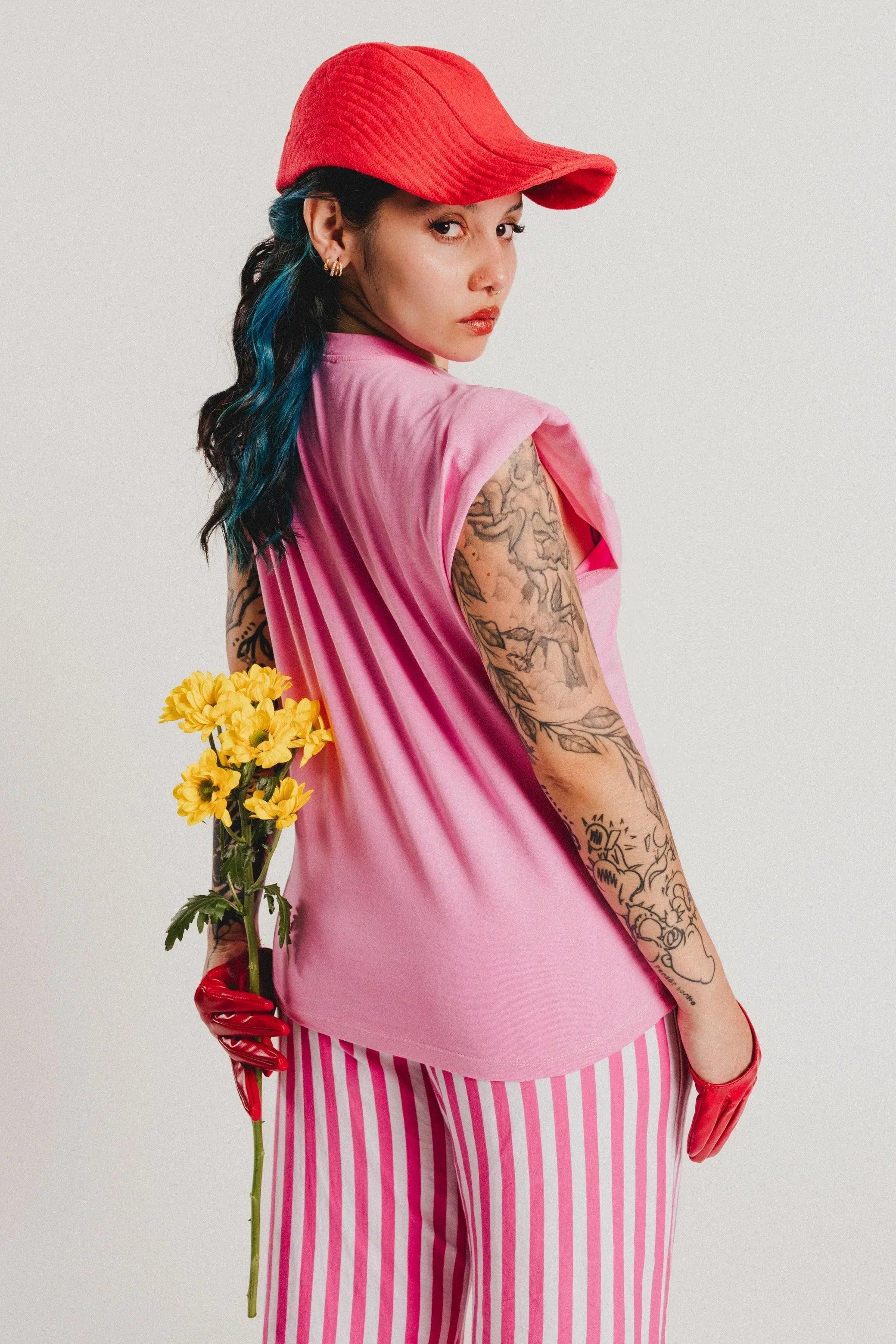 CAMISETA ROSA HOMBRERAS ARP - Image 5