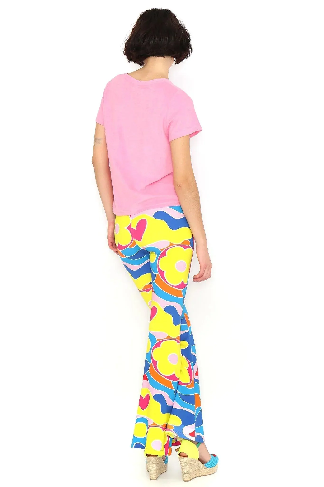 Camiseta rizo rosa bolsillo azul - Image 5