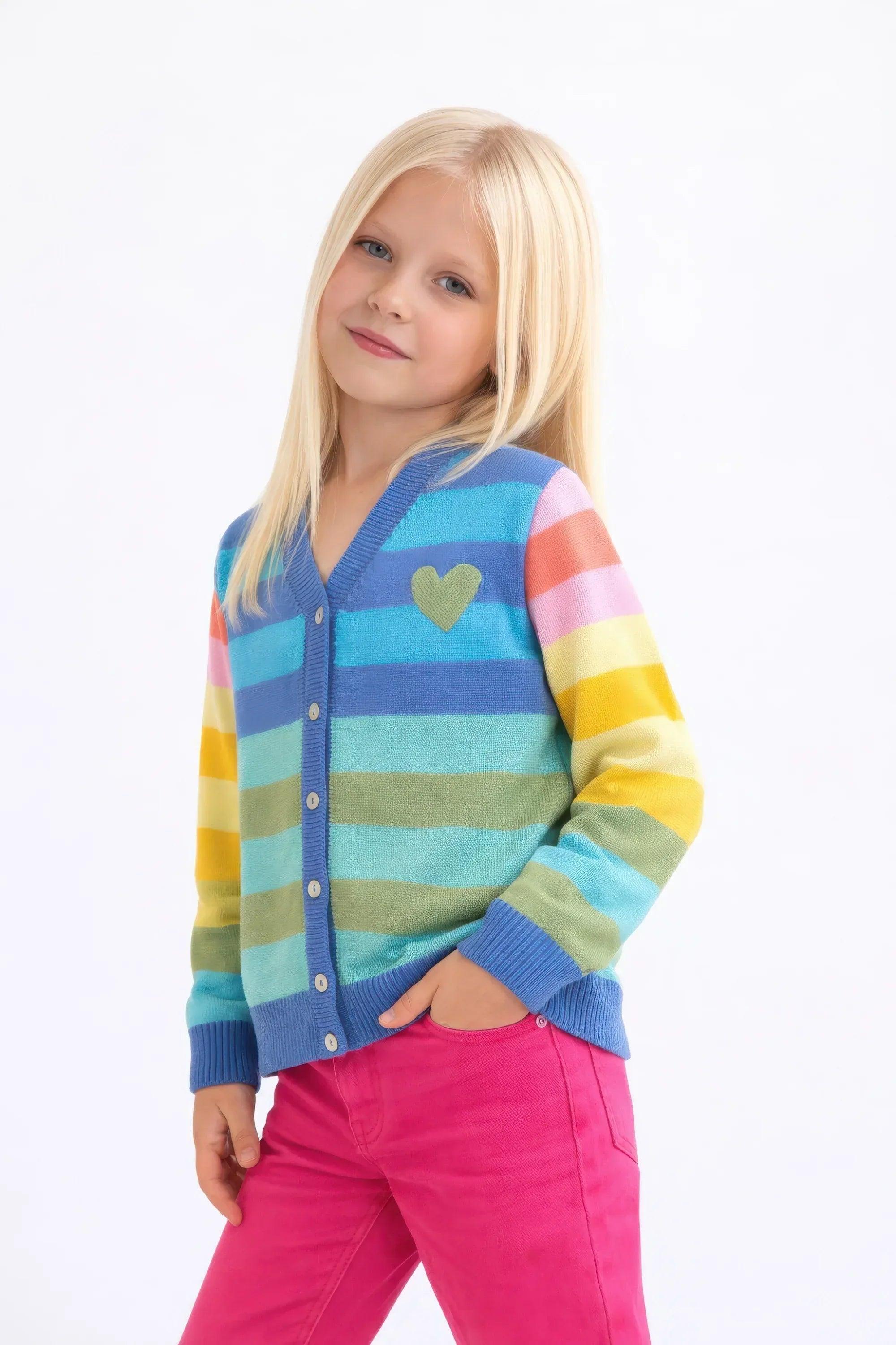 CHAQUETA RAYAS AZUL INFANTIL - Image 5