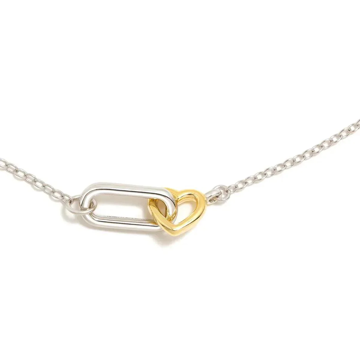 COLGANTE CORAZÓN BICOLOR LINK