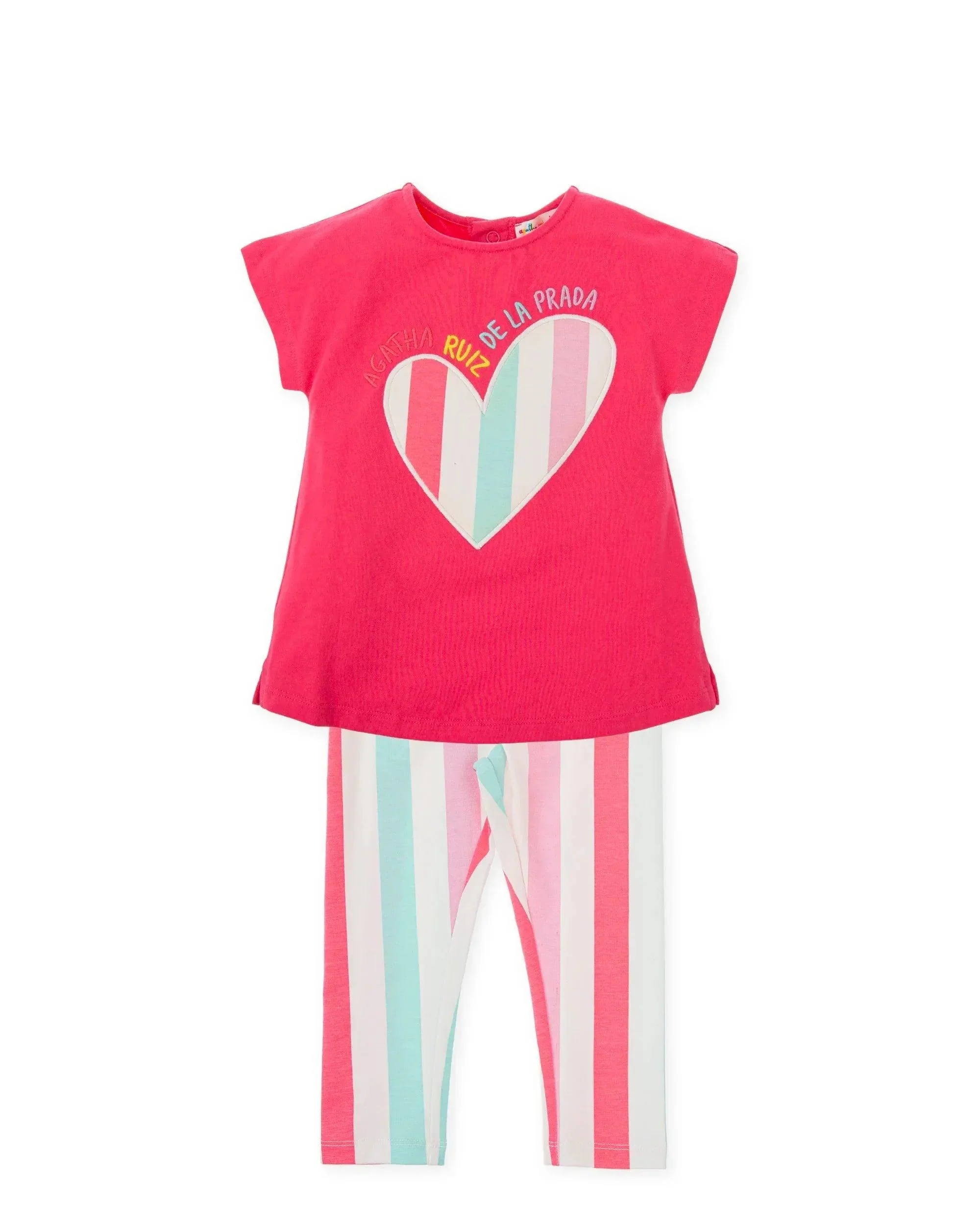 CONJUNTO CAMISETA + LEGGING RAYAS
