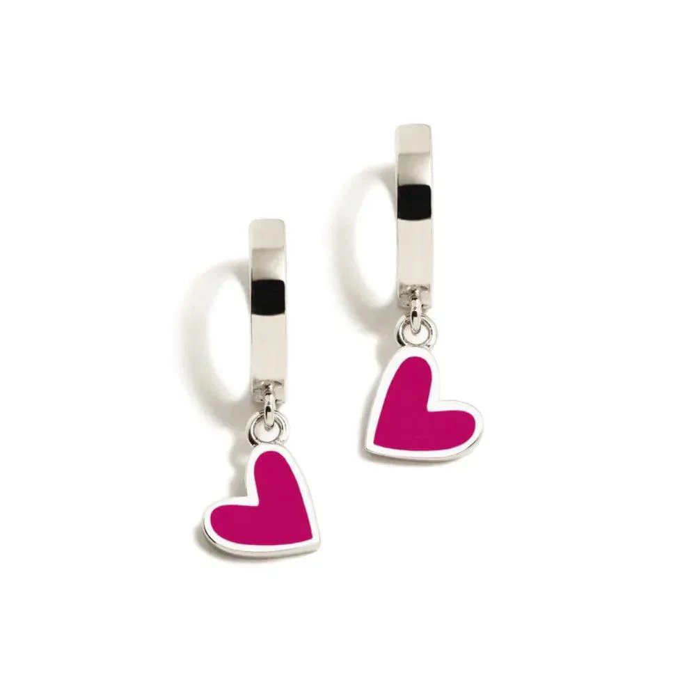 CRIOLLA CORAZON FUCSIA HOOP