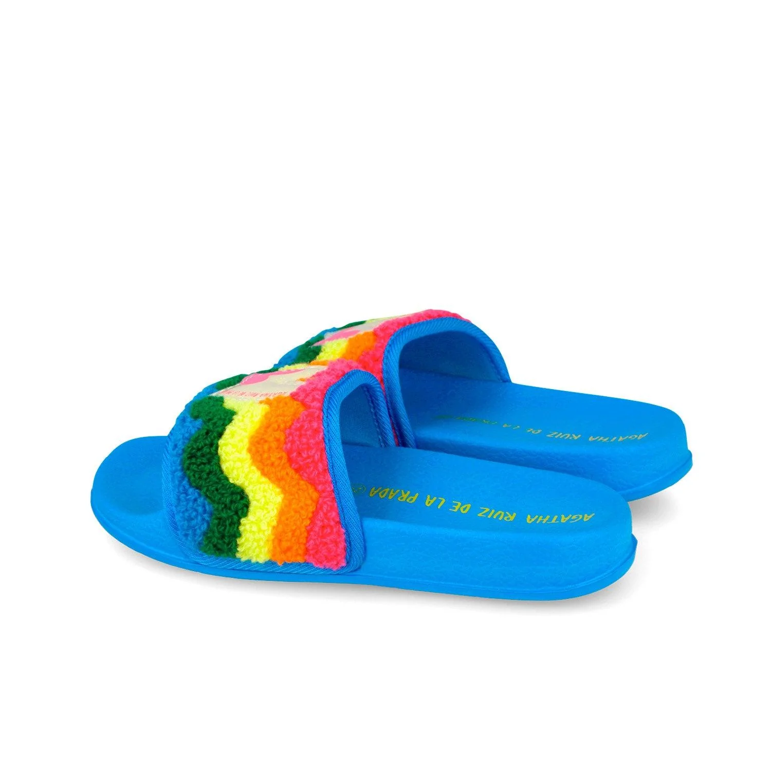 FLIP FLOP TOALLA CORAZON AZUL - Image 2