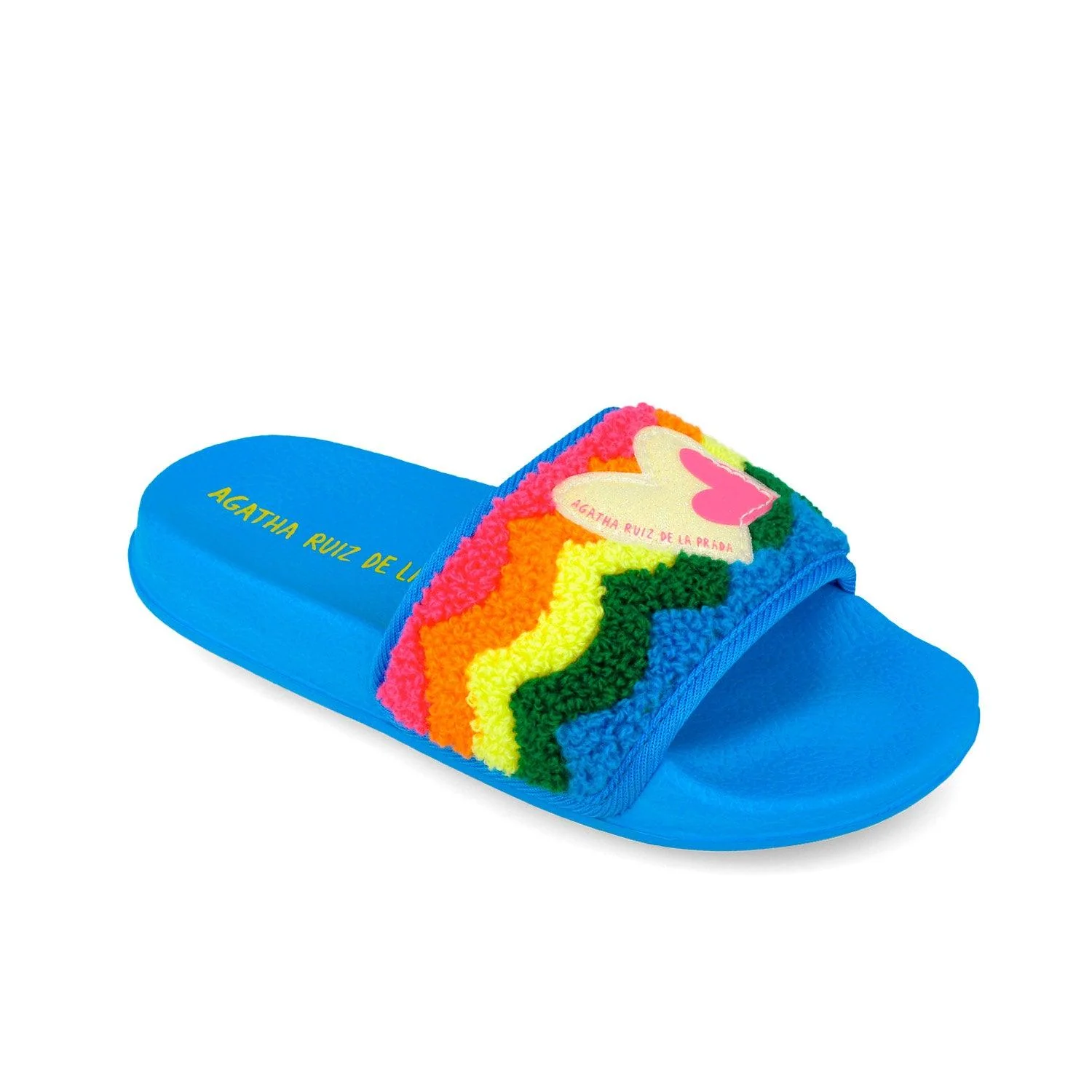 FLIP FLOP TOALLA CORAZON AZUL - Image 3
