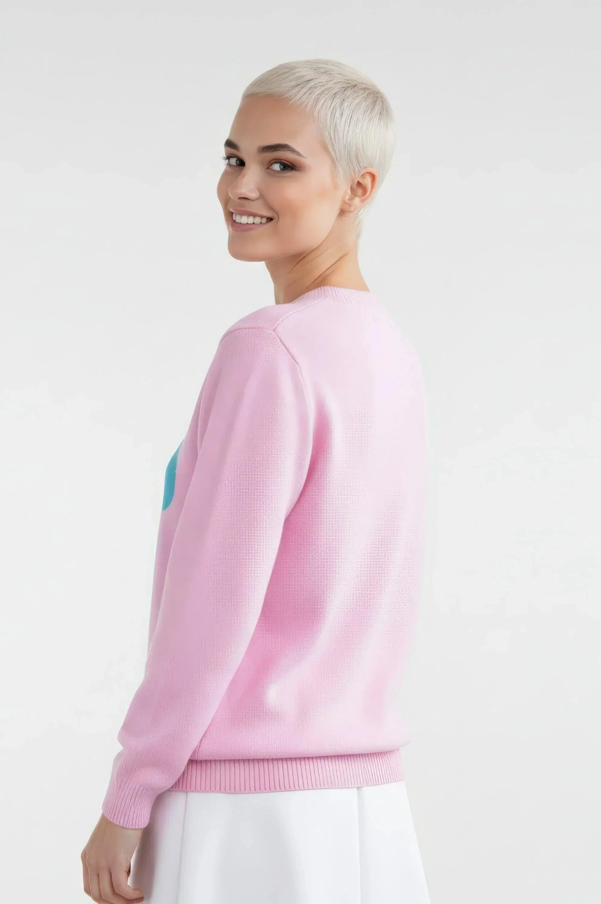 JERSEY ALGODON MUJER ROSA NUBE TURQUESA - Image 5