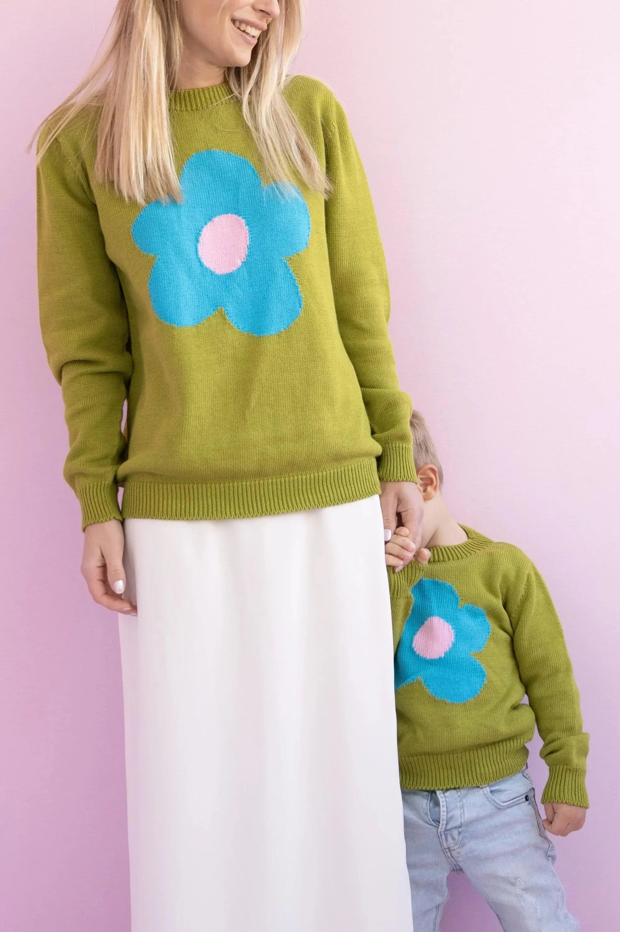 JERSEY ALGODON MUJER VERDE FLOR - Image 6