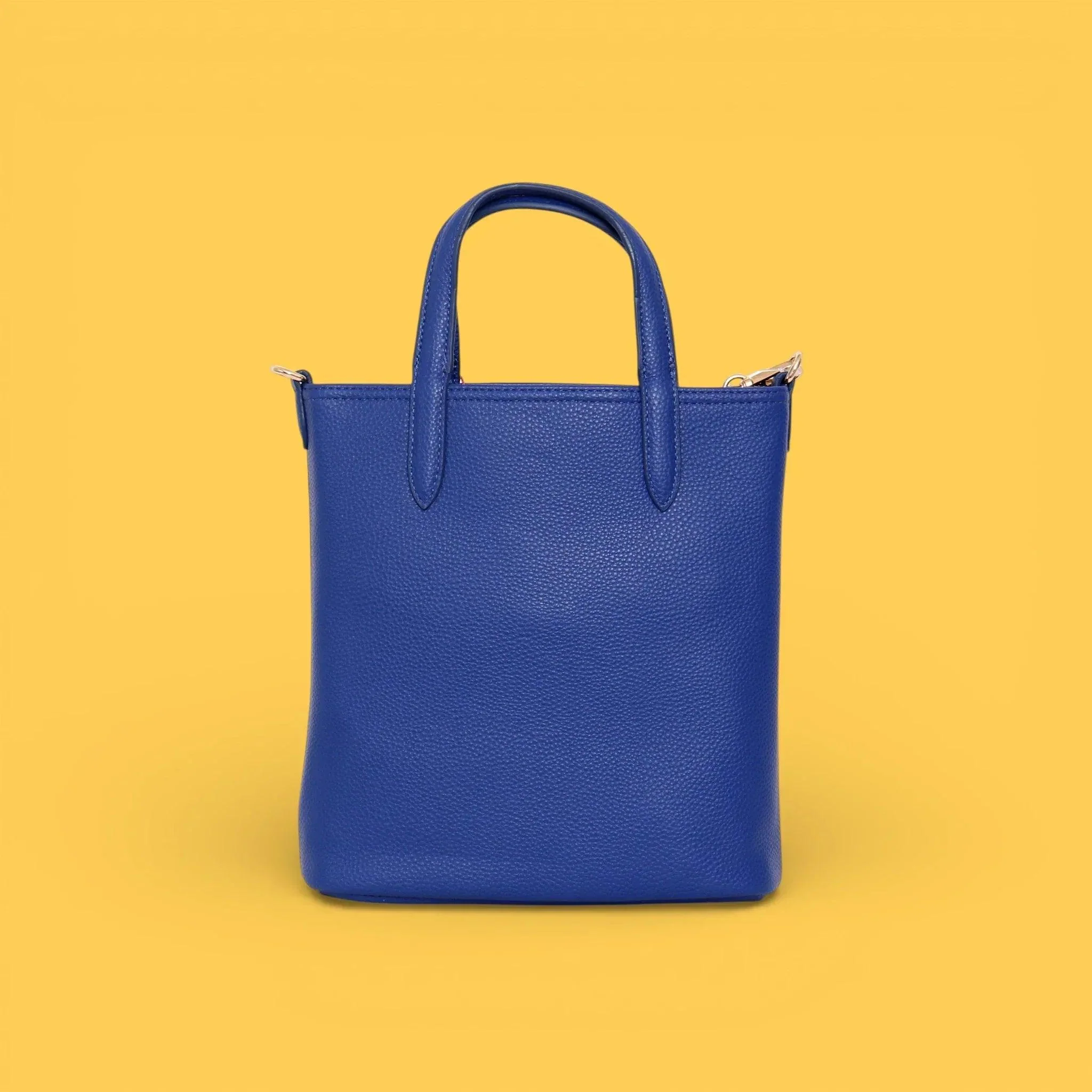 MINI TOTE REVERSIBLE FLORES AZUL - Image 3