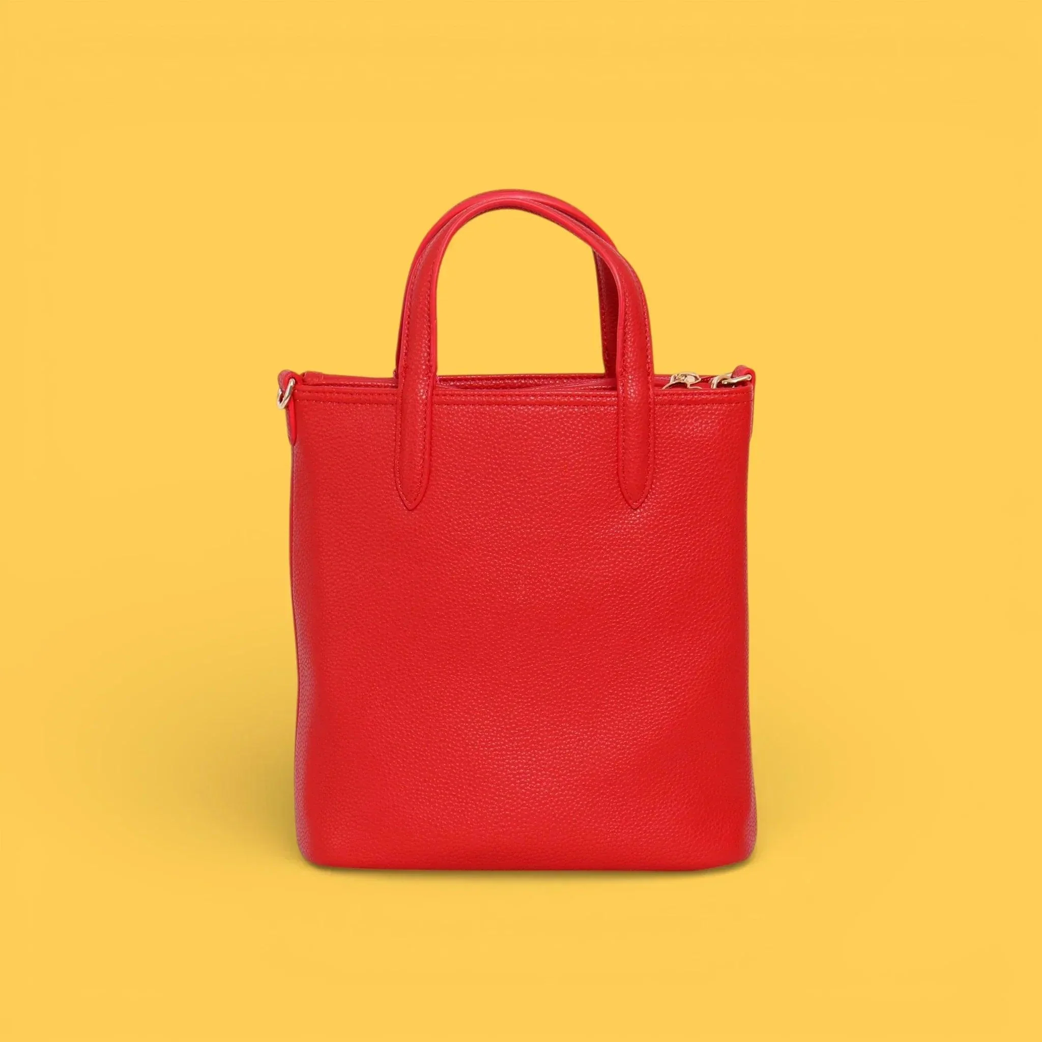 MINI TOTE REVERSIBLE FLORES ROJO - Image 3