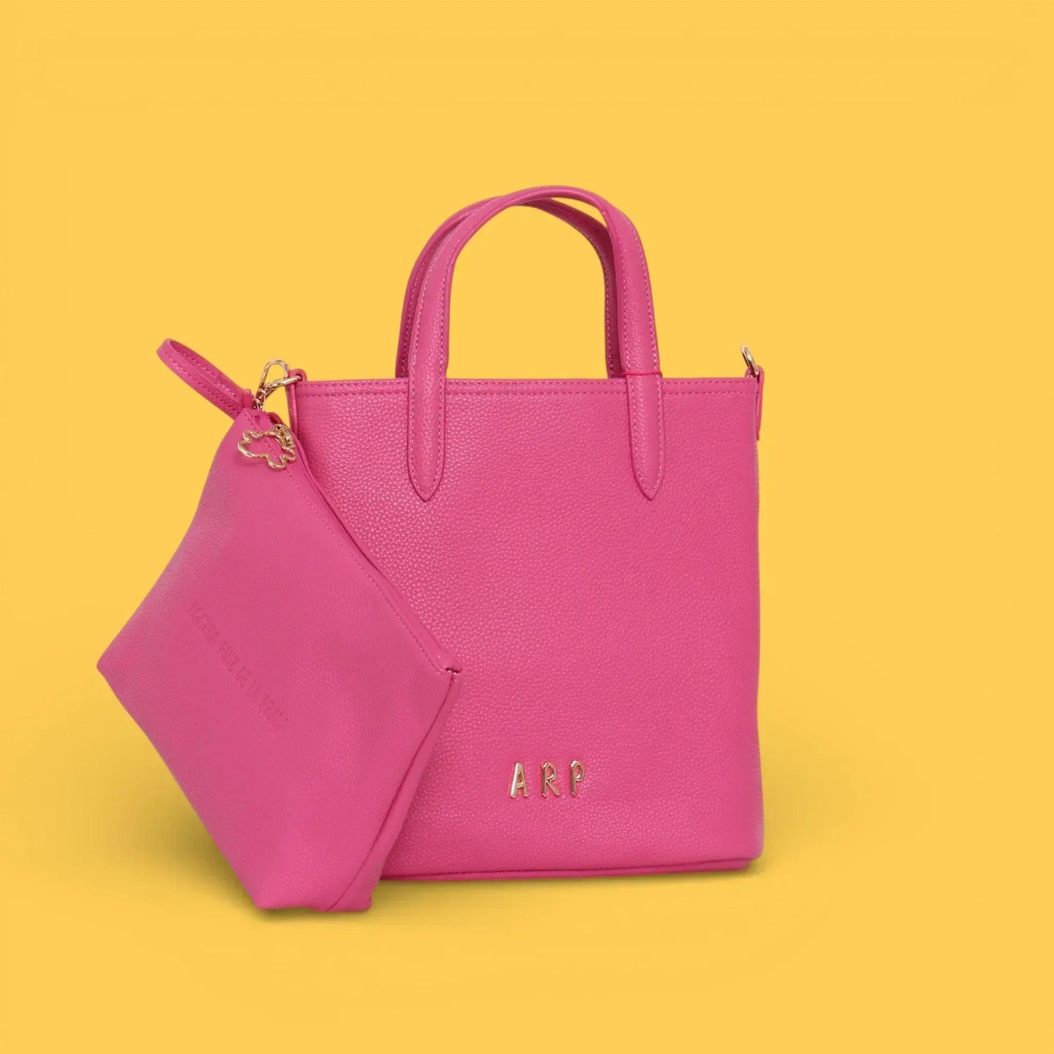 MINI TOTE REVERSIBLE FLORES ROSA - Image 4