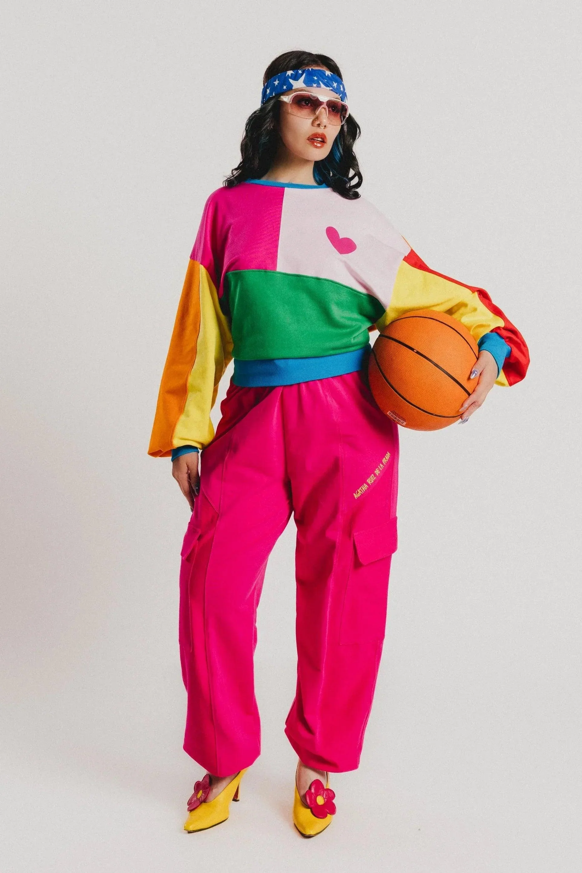 PANTALON CARGO FUCSIA