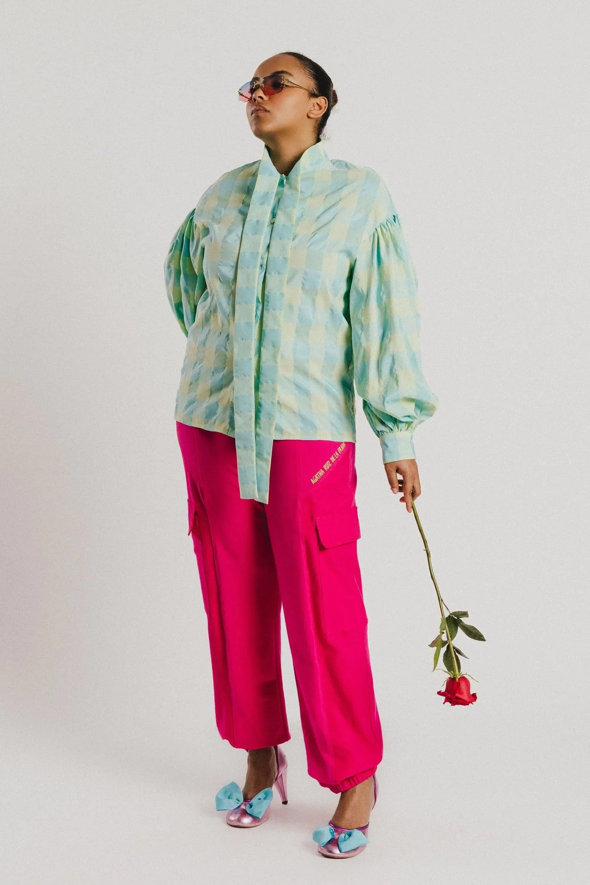 PANTALON CARGO FUCSIA - Image 5