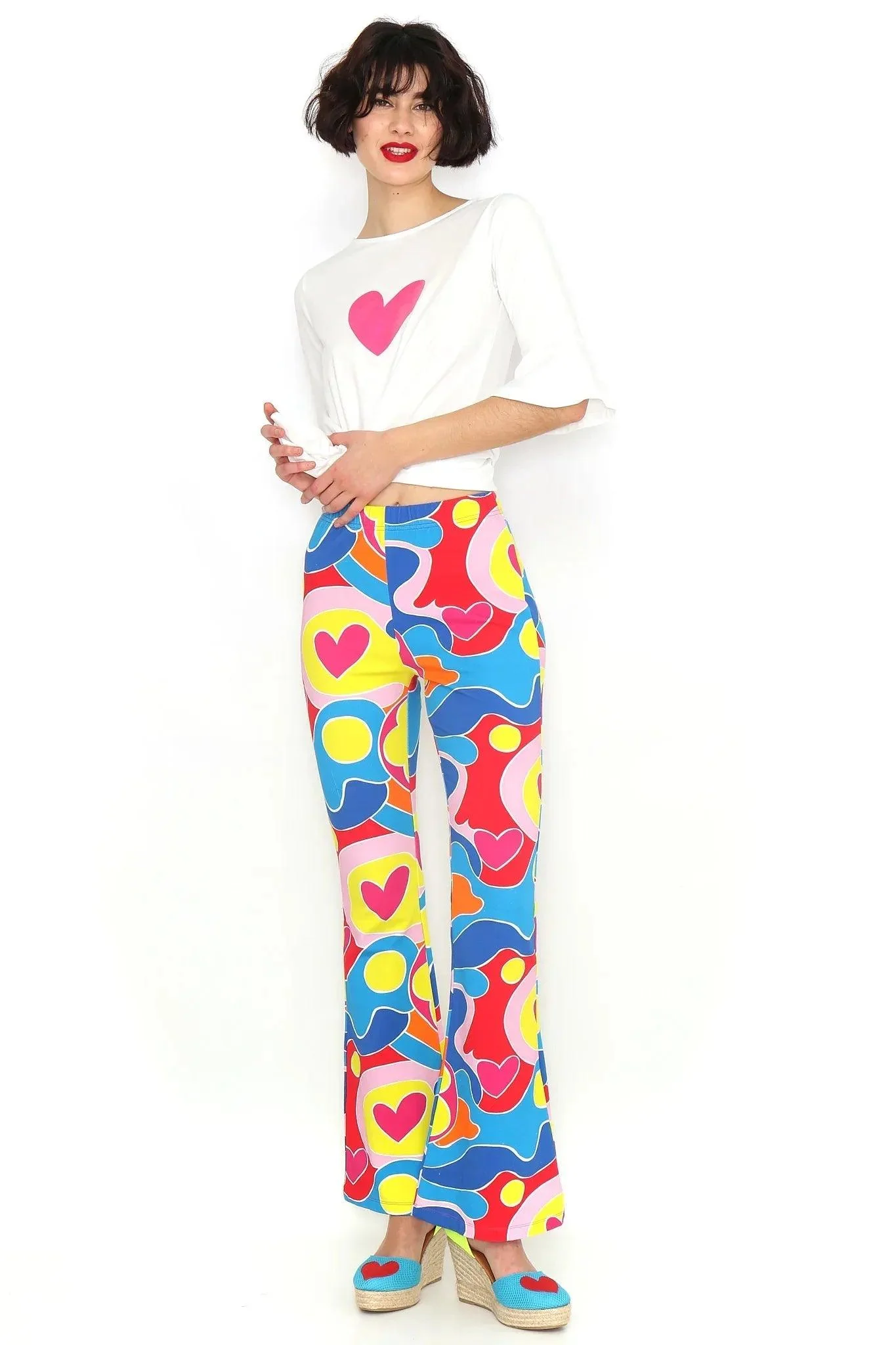 PANTALON MULTICOLOR FLARE