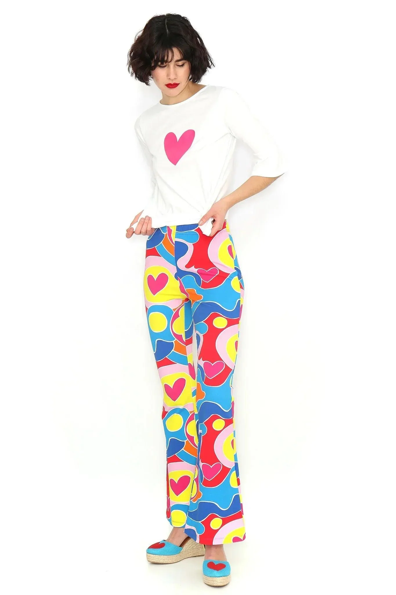 PANTALON MULTICOLOR FLARE - Image 4
