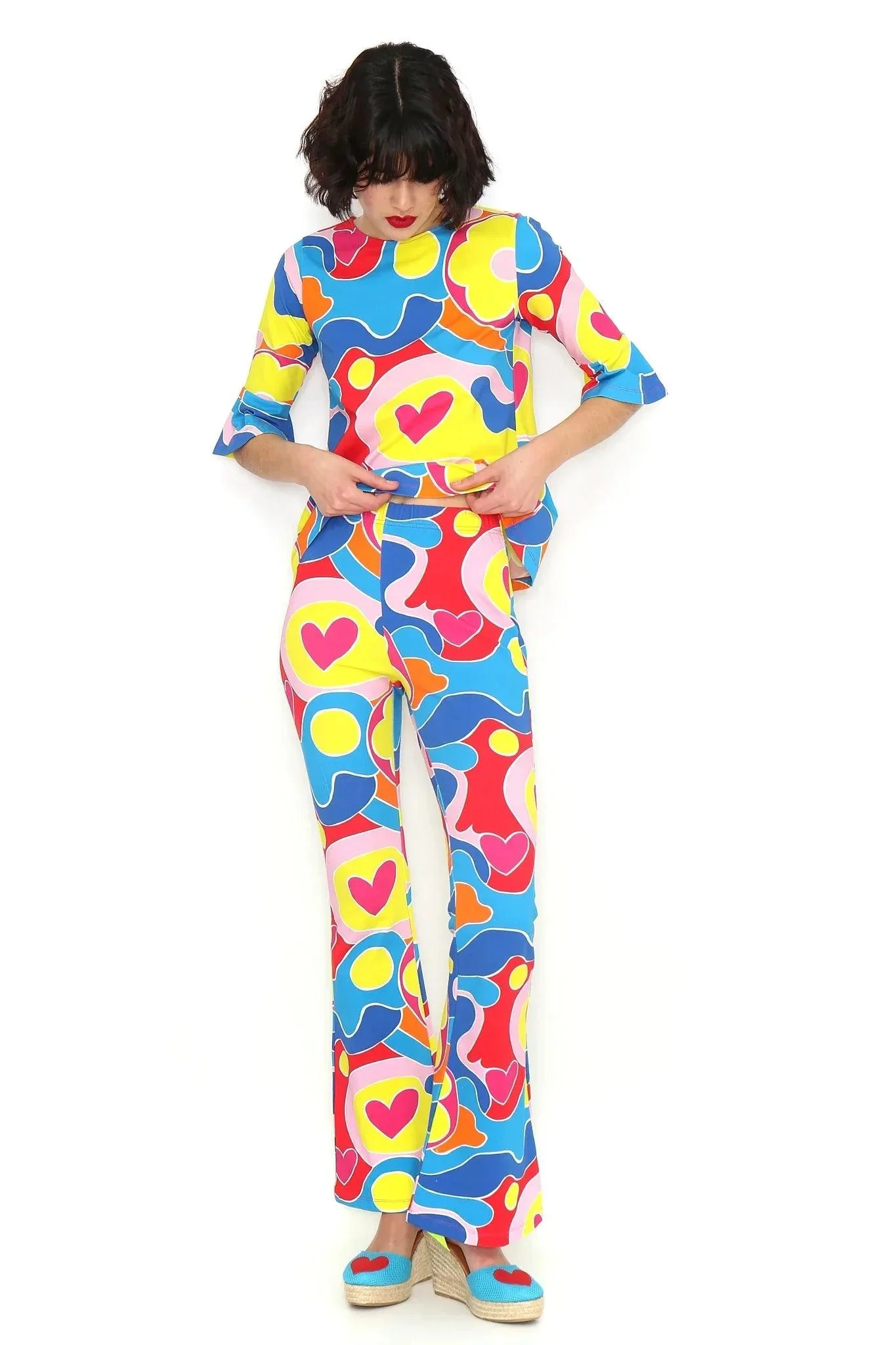PANTALON MULTICOLOR FLARE - Image 5