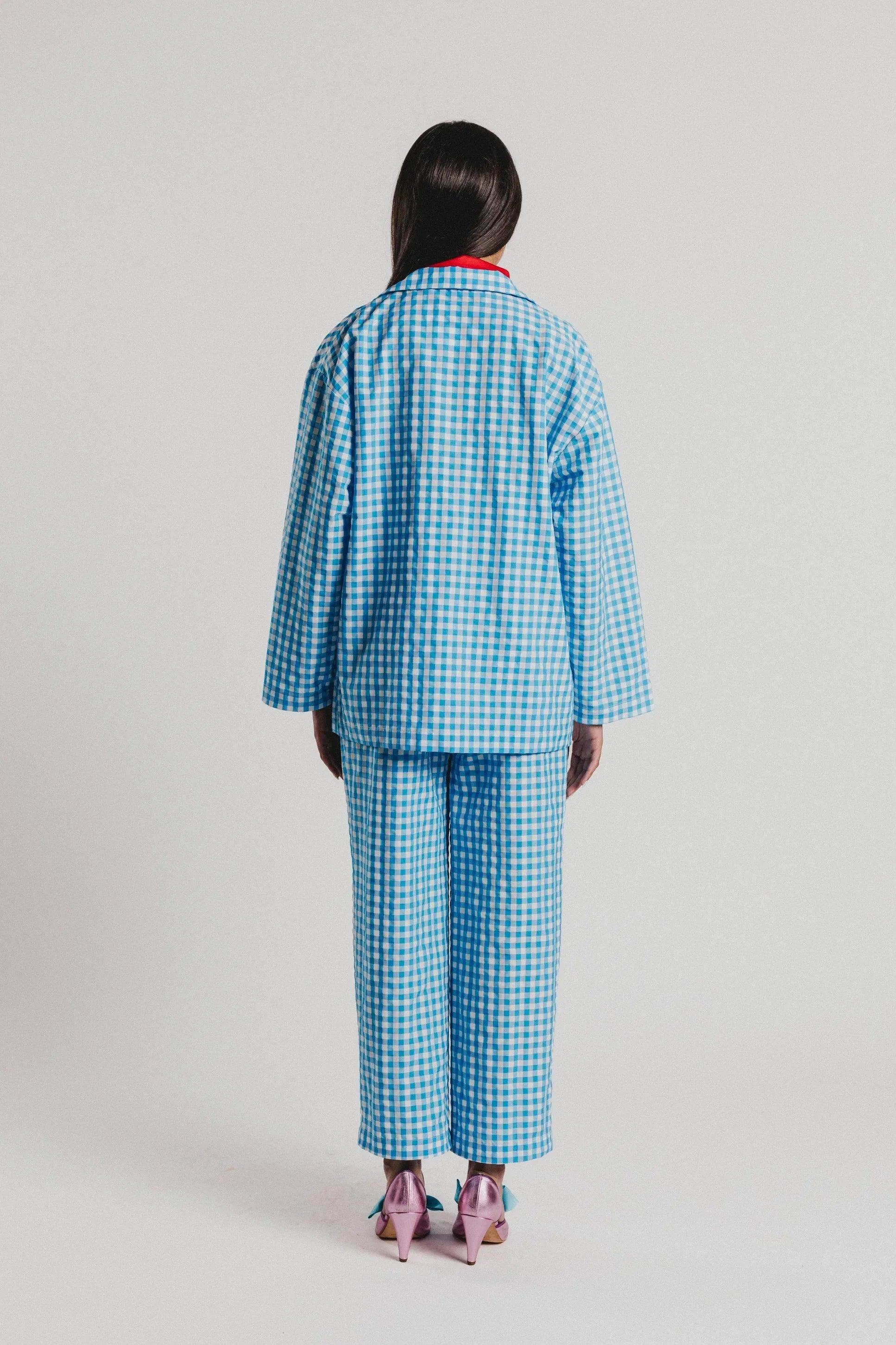 PANTALON VICHY AZUL - Image 5