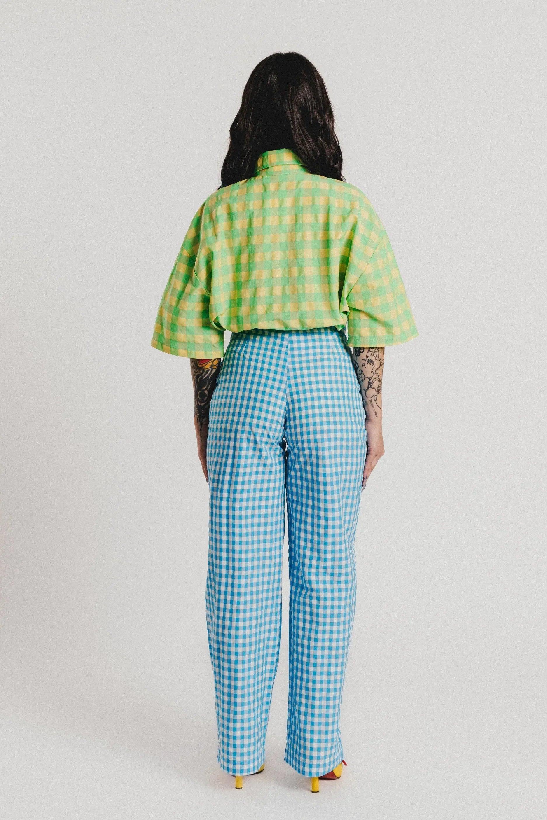 PANTALON VICHY AZUL - Image 7