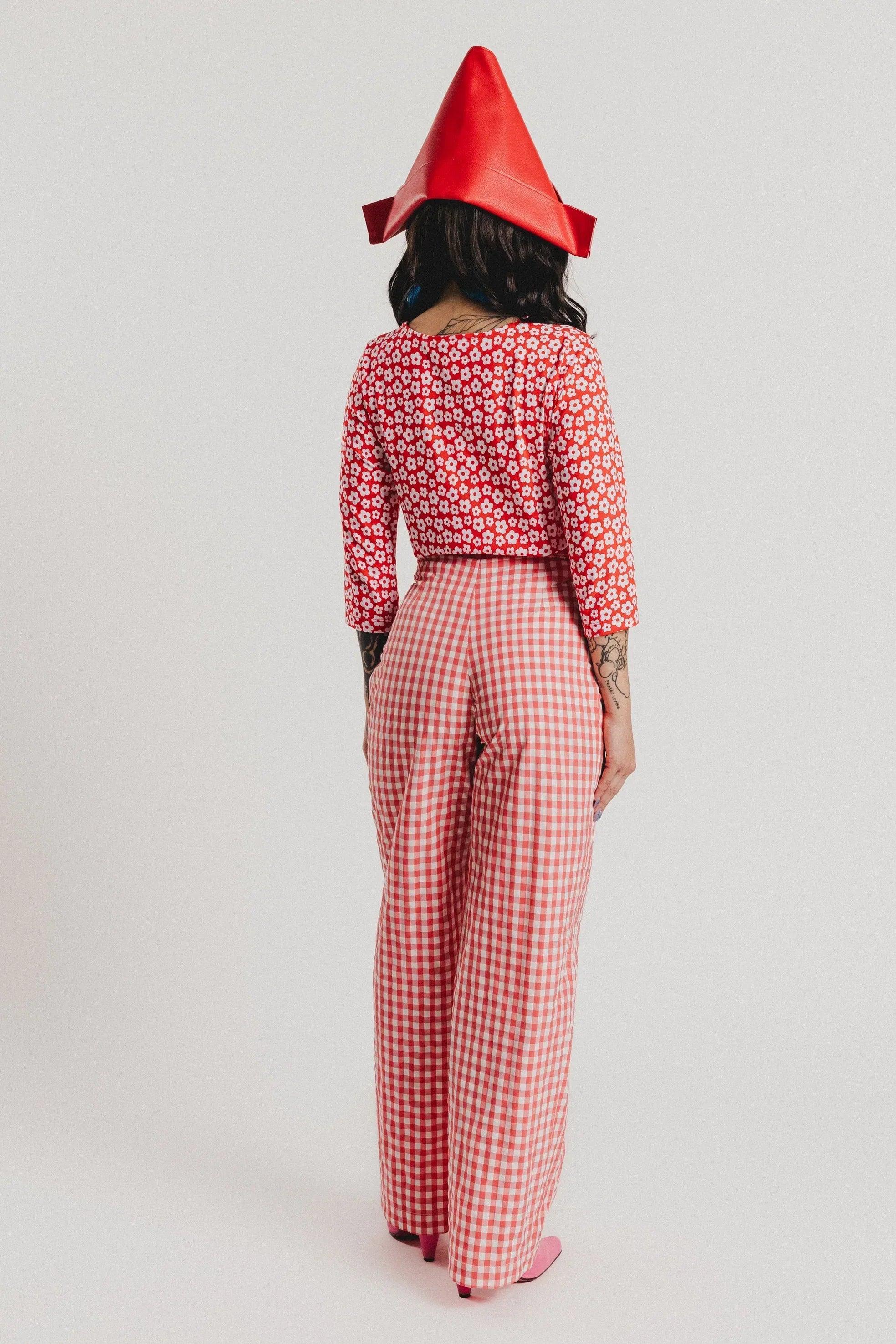 PANTALON VICHY ROJO - Image 4